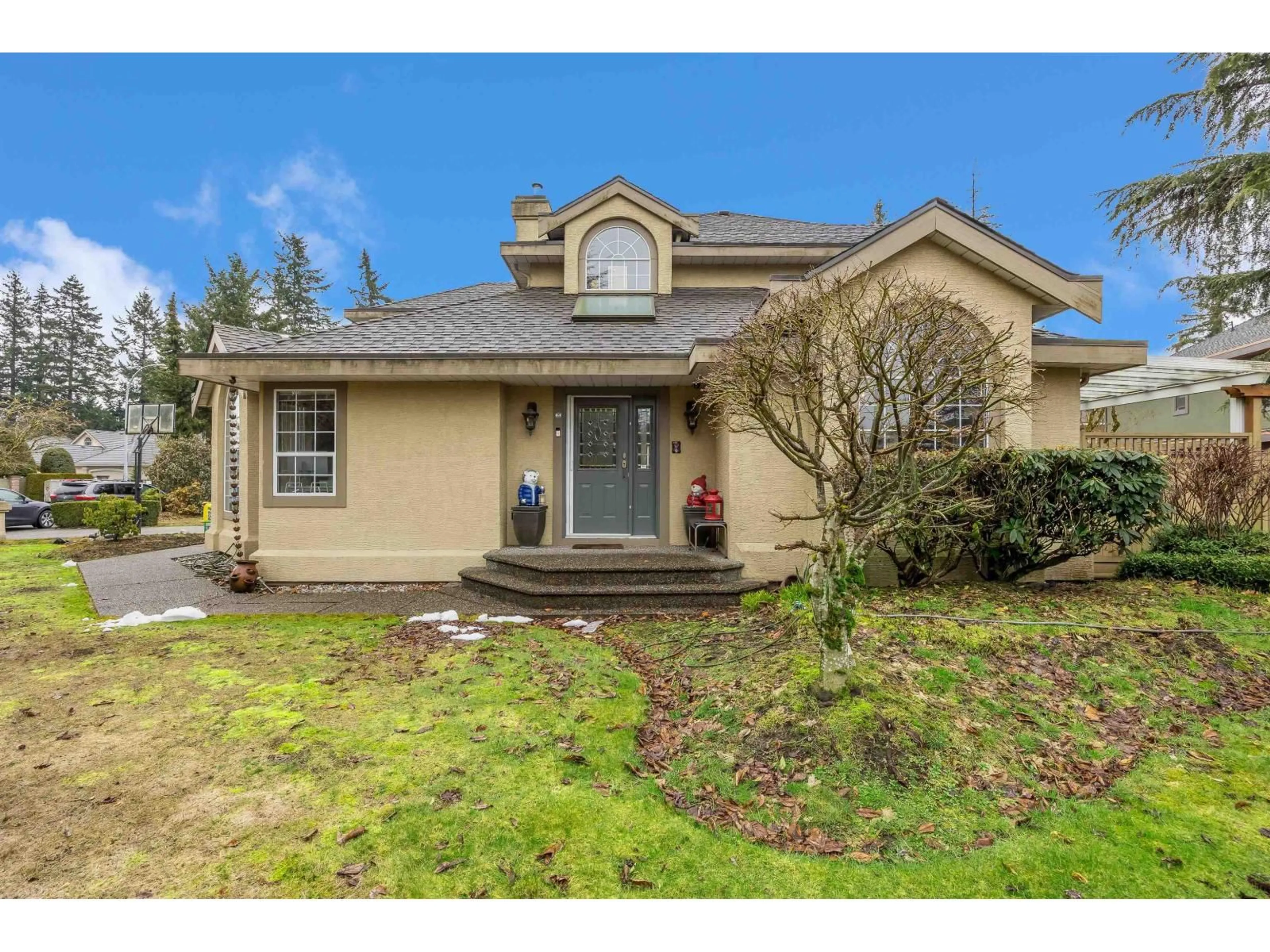 Home with vinyl exterior material, street for 2443 150 STREET, Surrey British Columbia V4P1N9