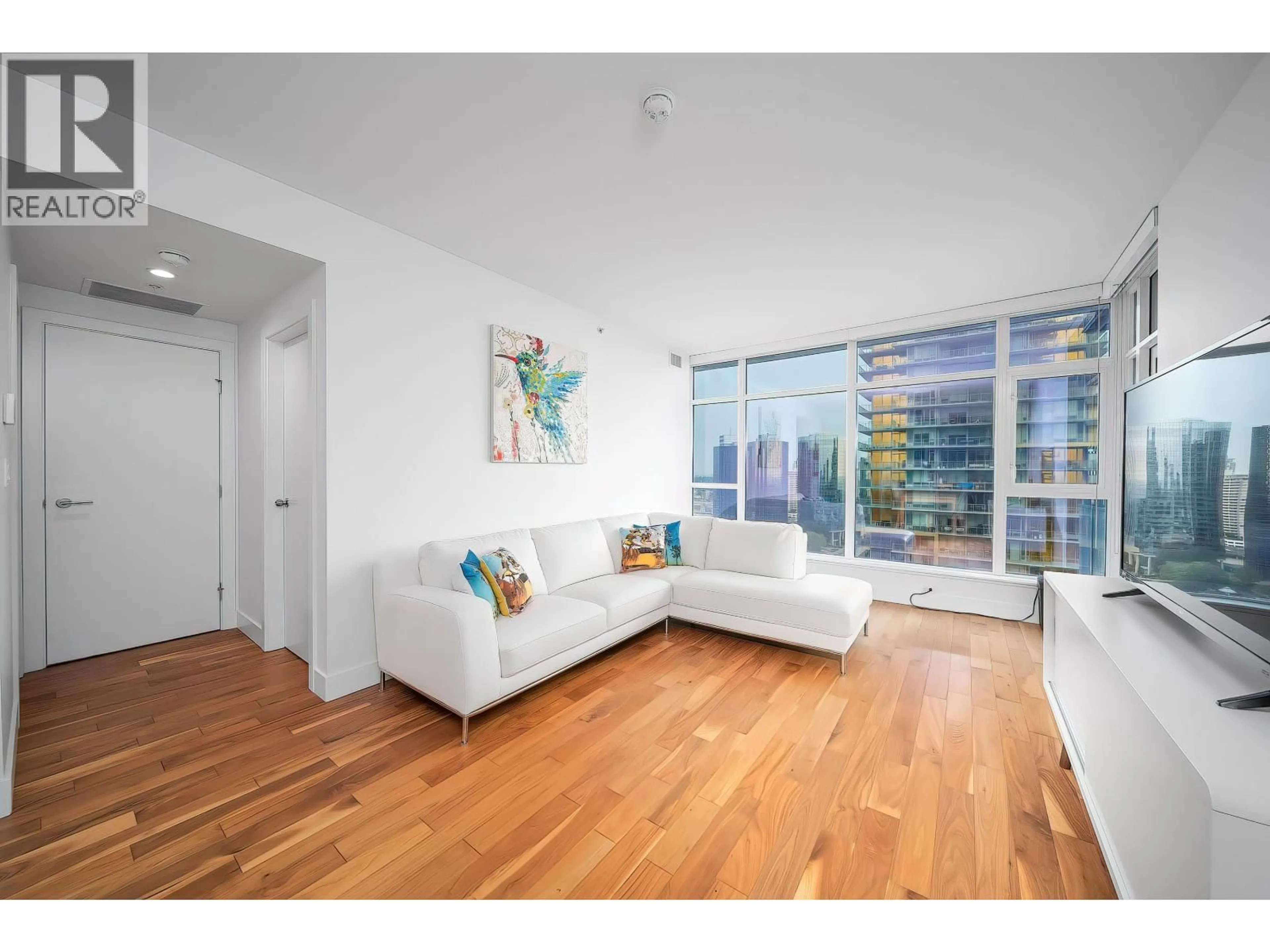 Living room with furniture, wood/laminate floor for 2703 - 4360 BERESFORD STREET, Burnaby British Columbia V5H0G2