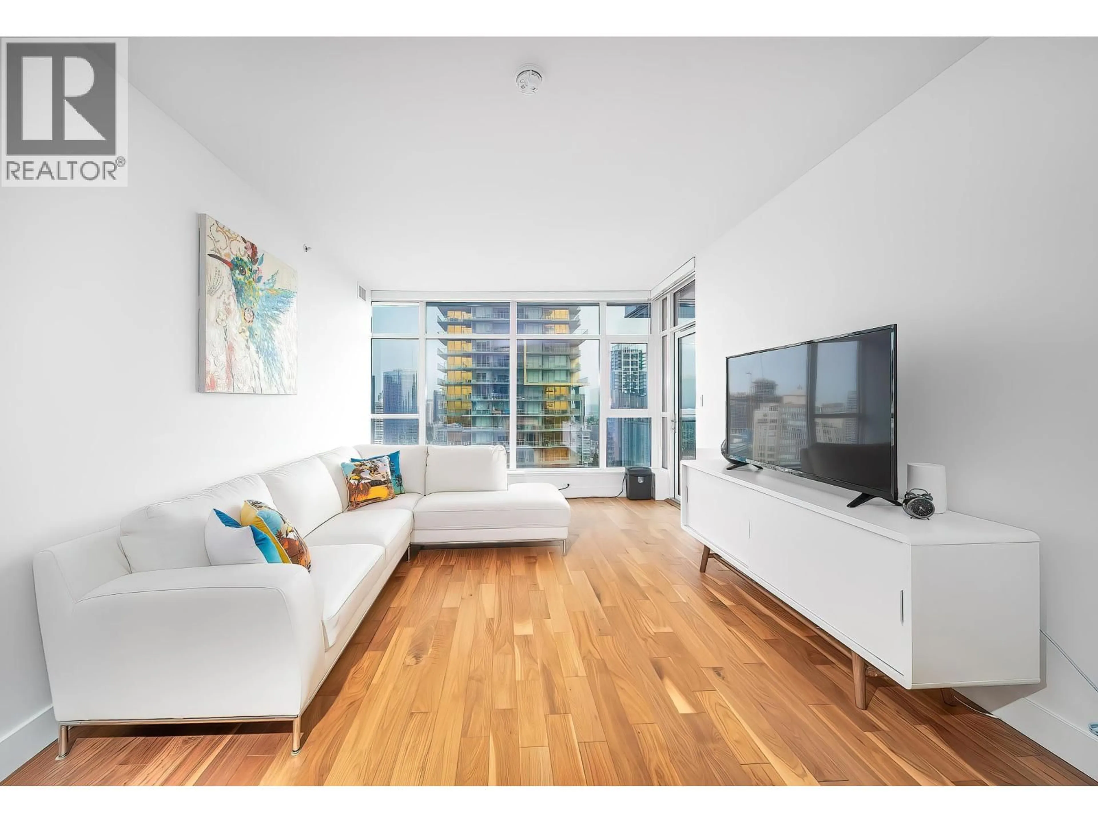 Living room with furniture, wood/laminate floor for 2703 - 4360 BERESFORD STREET, Burnaby British Columbia V5H0G2