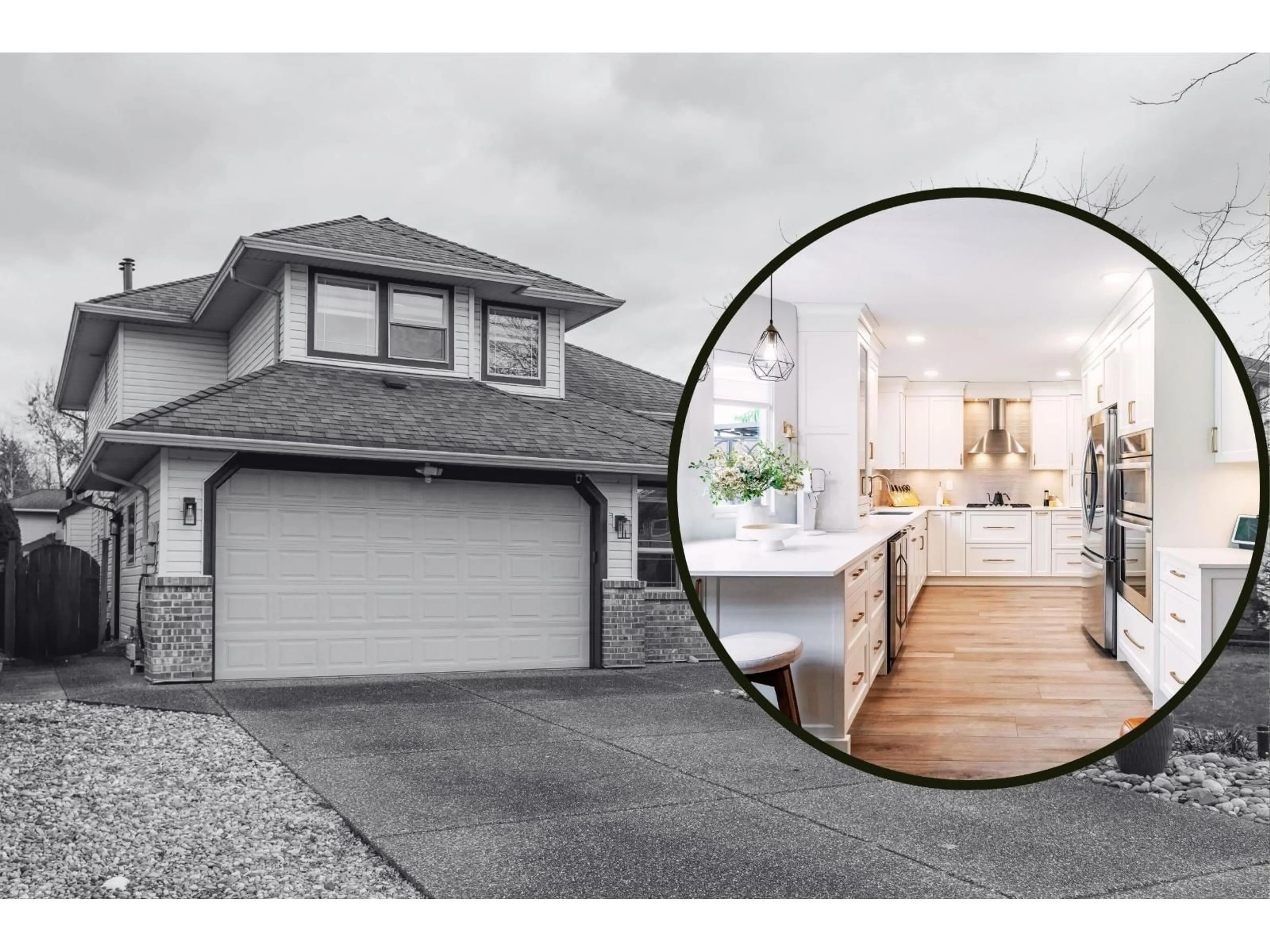 Home with vinyl exterior material, street for 6528 187A STREET, Surrey British Columbia V3S8V2