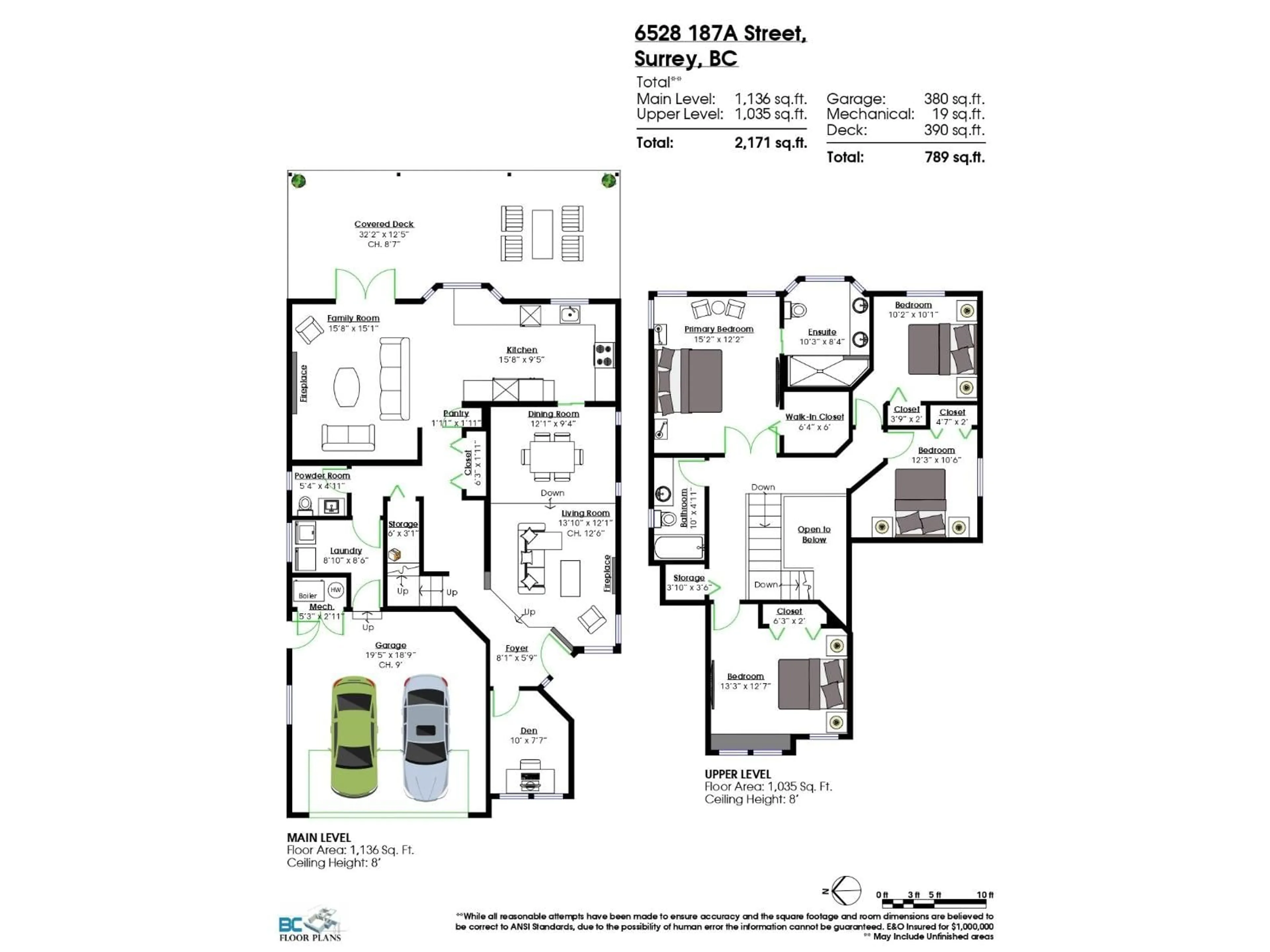 Floor plan for 6528 187A STREET, Surrey British Columbia V3S8V2