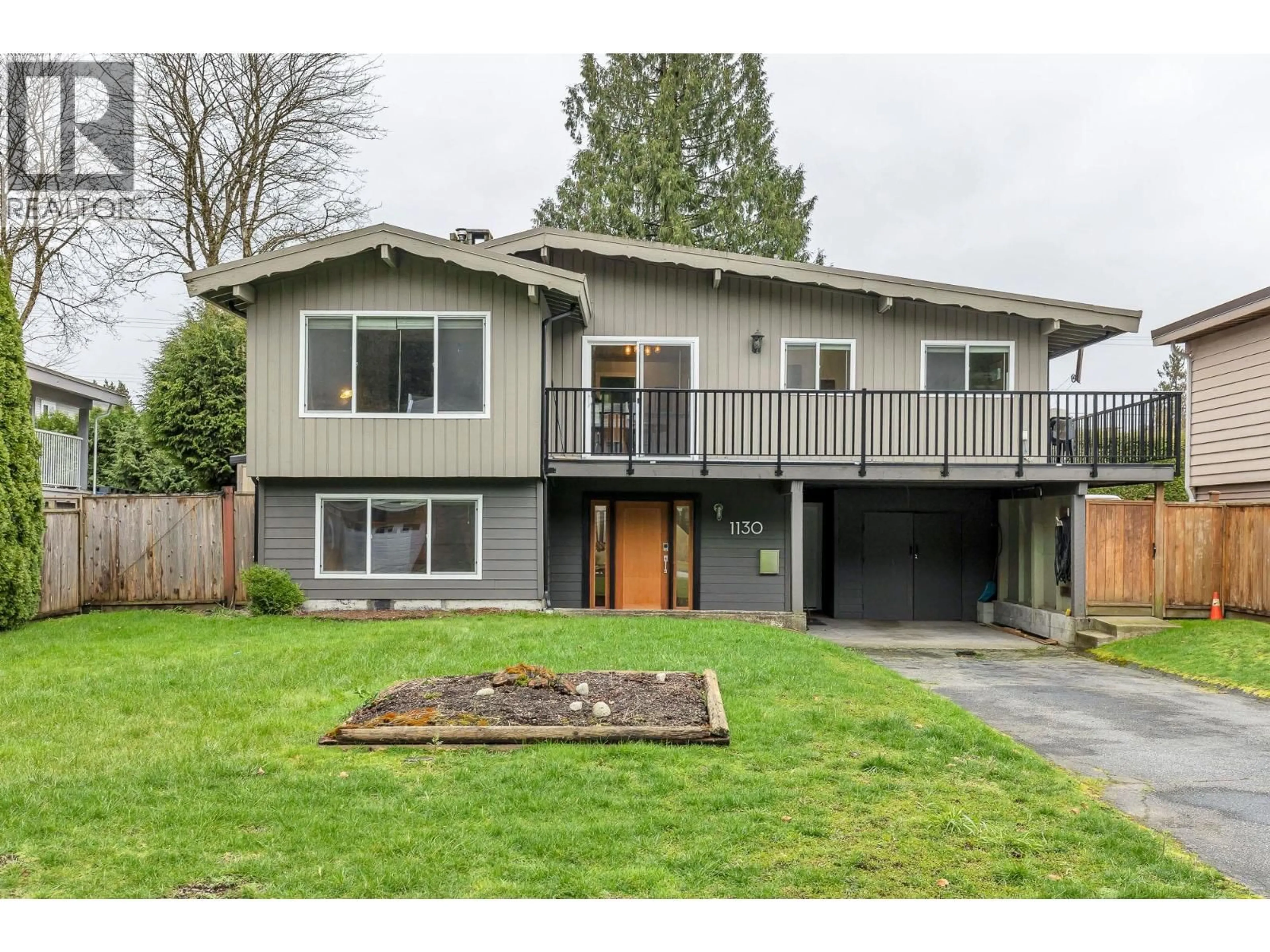 Home with vinyl exterior material, street for 1130 BLUE HERON CRESCENT, Port Coquitlam British Columbia V3B1X1