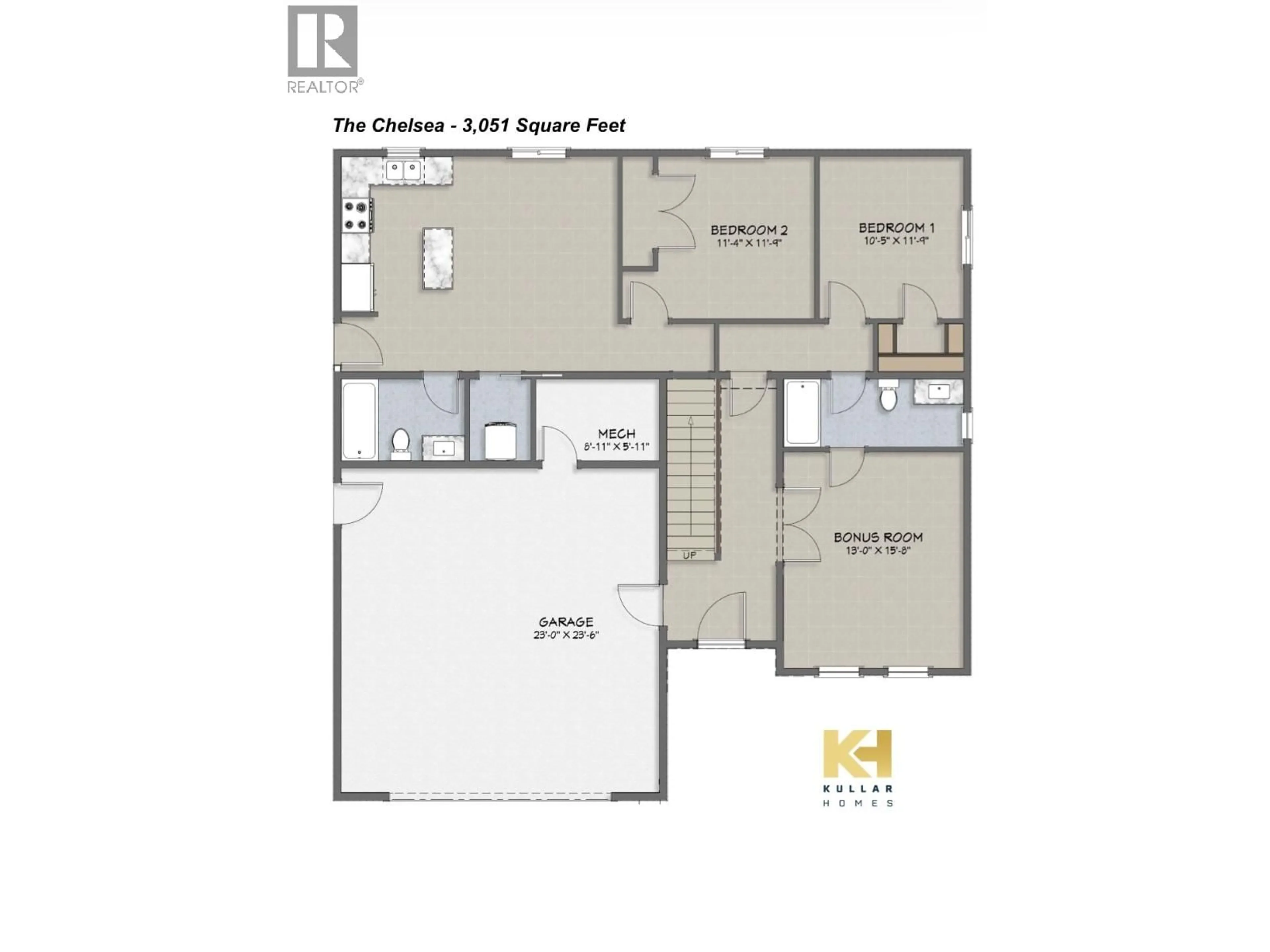 Floor plan for 2679 PEBBLE CREEK BOULEVARD, Prince George British Columbia V2K0B9