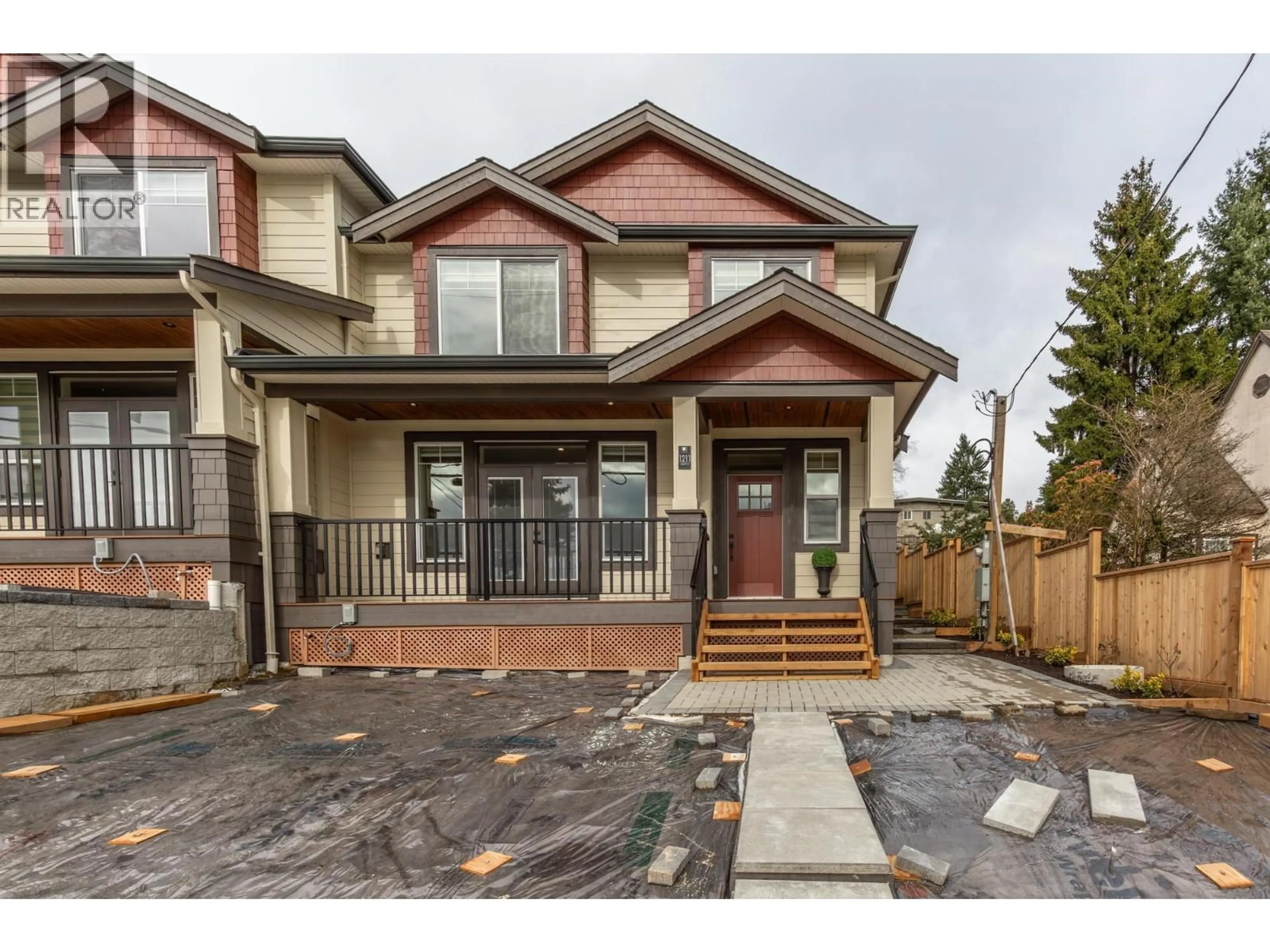 Home with brick exterior material, street for 2 - 1211 THOMAS AVENUE, Coquitlam British Columbia V3K2L1