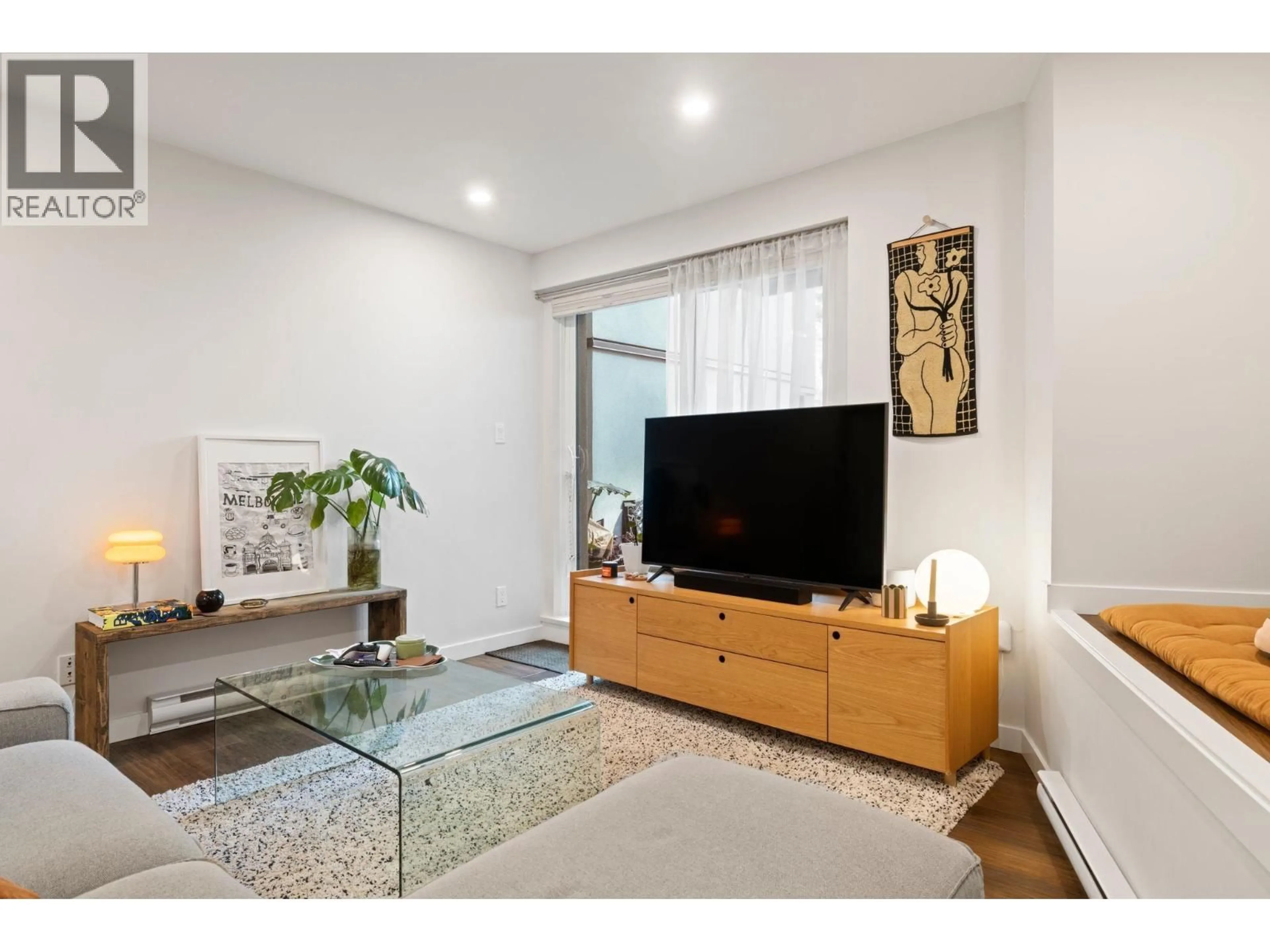 Living room with furniture, unknown for 103 - 1649 COMOX STREET, Vancouver British Columbia V6G1P4