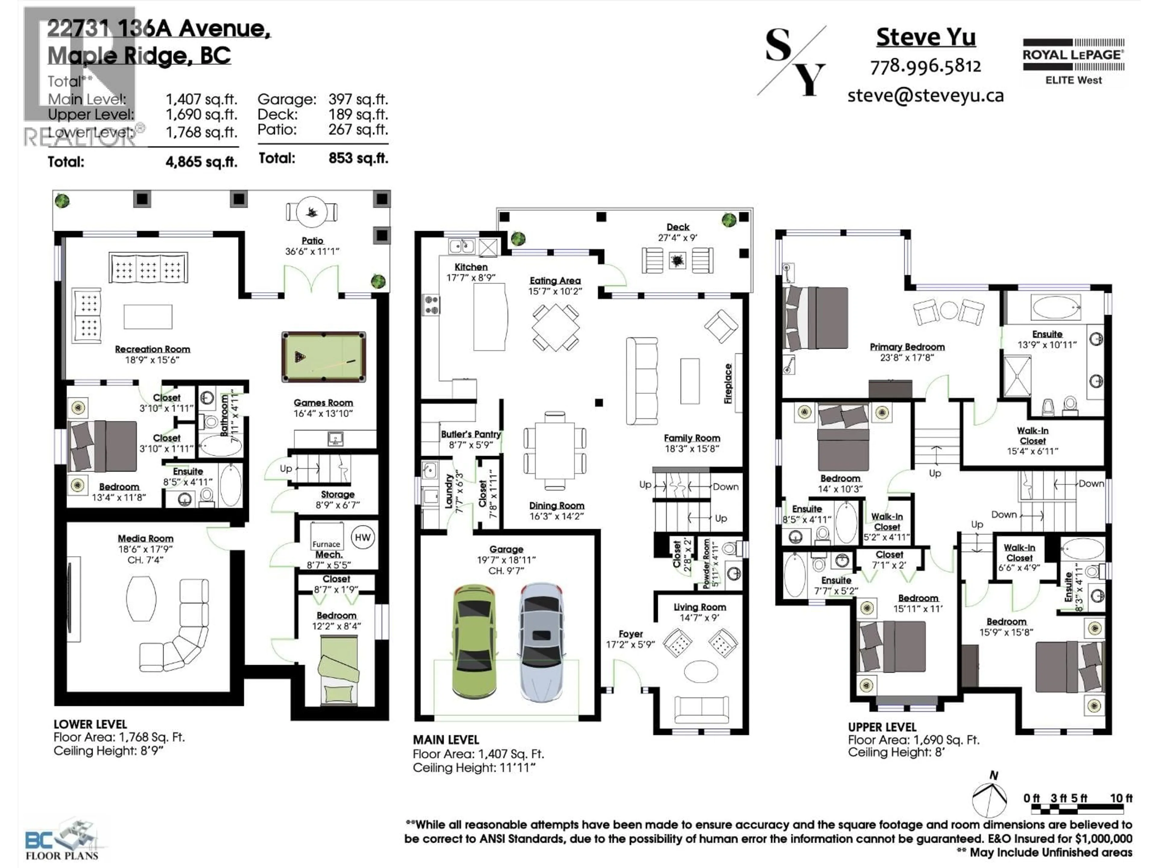 Floor plan for 22731 136A AVENUE, Maple Ridge British Columbia V4R0E1