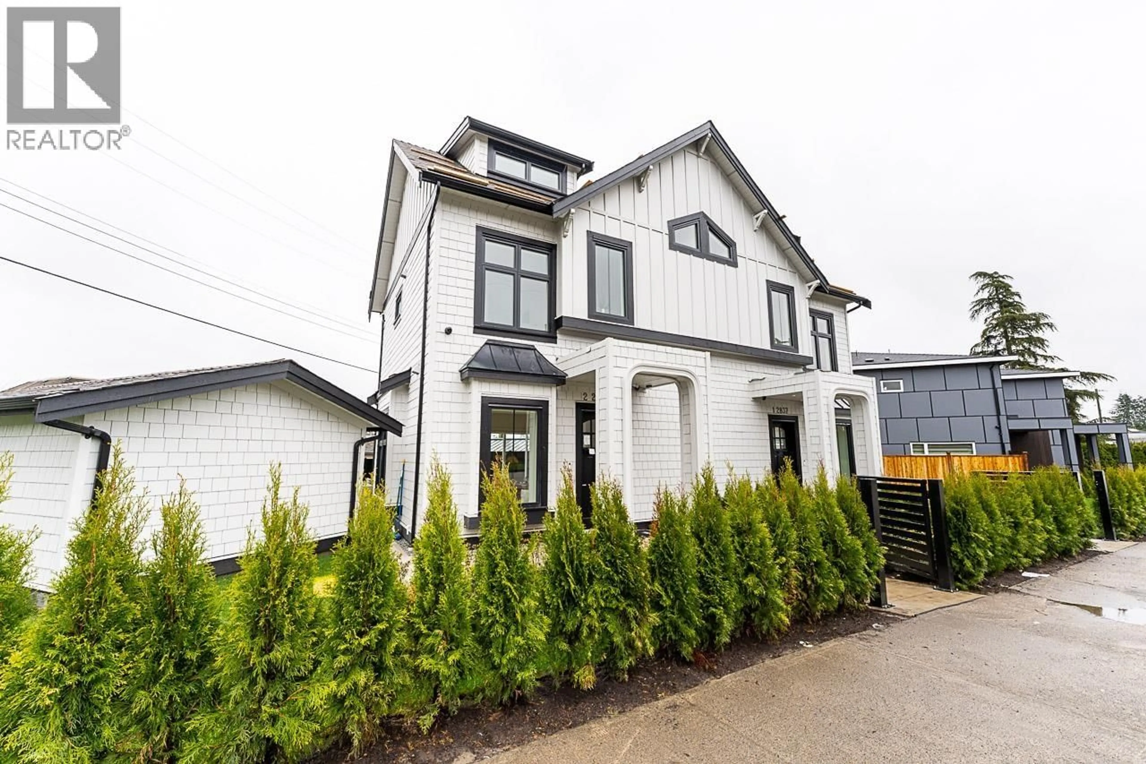Home with brick exterior material, street for 2 - 2837 OLIVER CRESCENT, Vancouver British Columbia V6L1T1