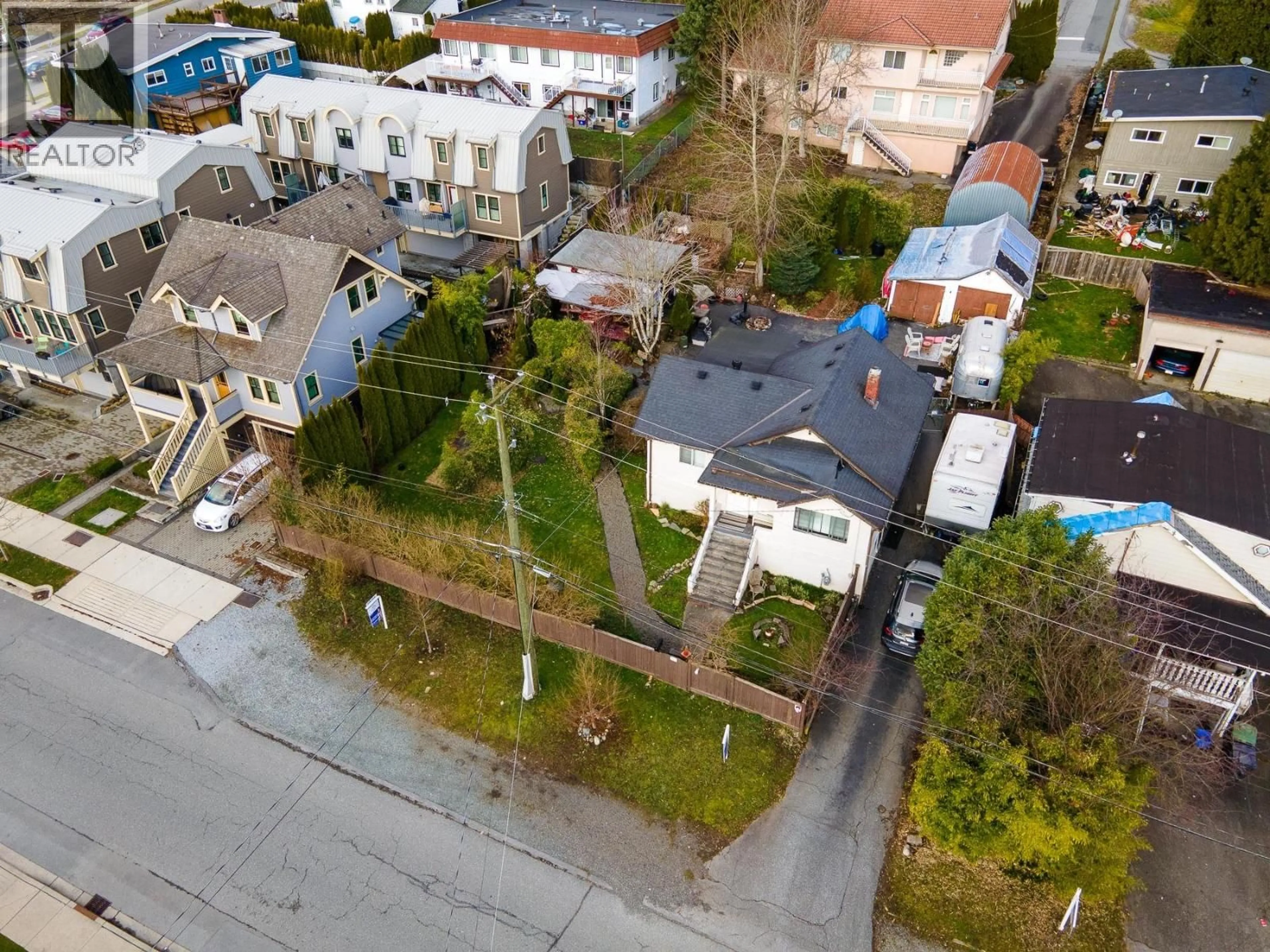 A pic from outside/outdoor area/front of a property/back of a property/a pic from drone, street for 1111 CARTIER AVENUE, Coquitlam British Columbia V3K2C1