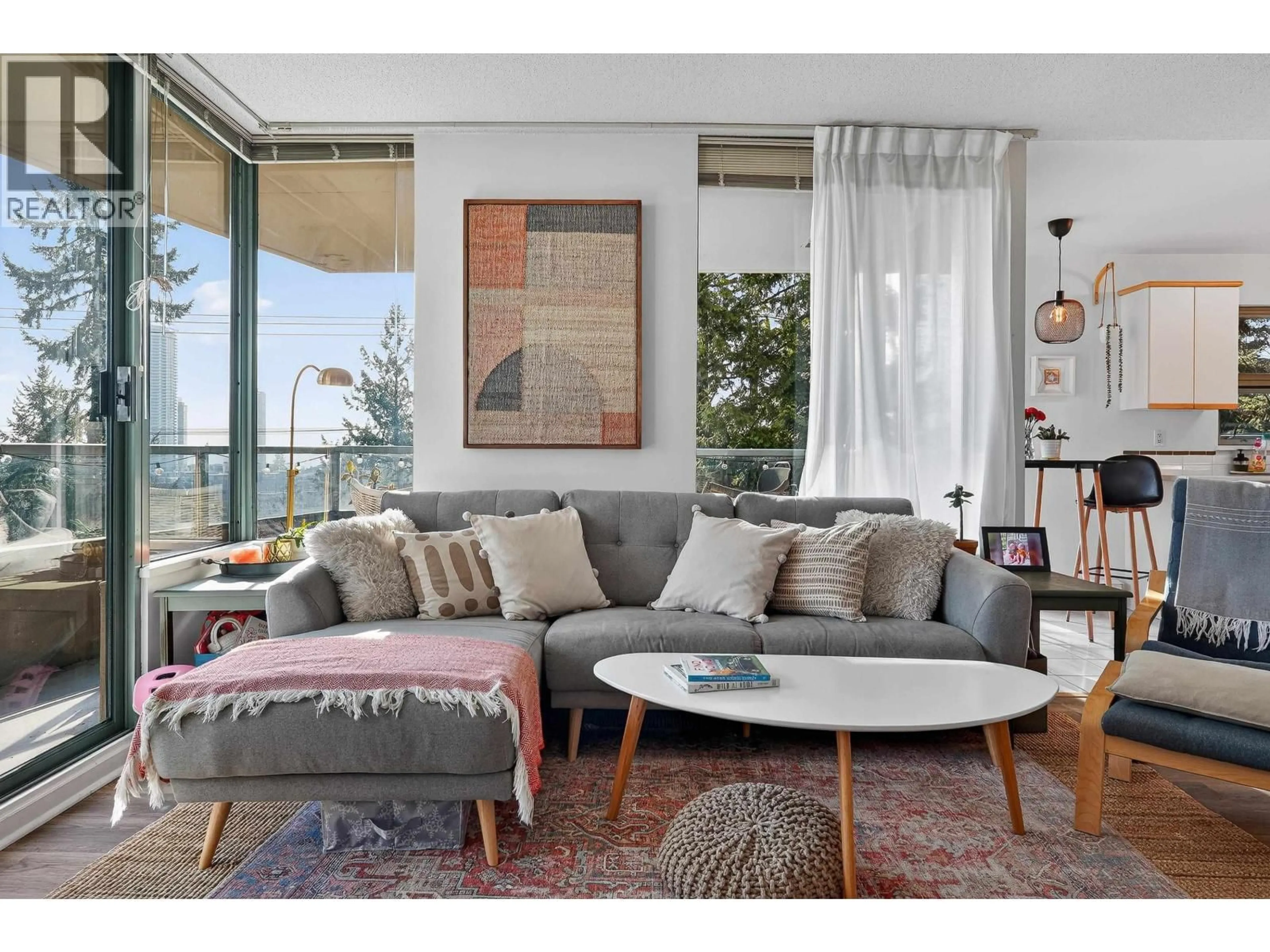 Living room with furniture, unknown for 410 - 7288 ACORN AVENUE, Burnaby British Columbia V5E4H6