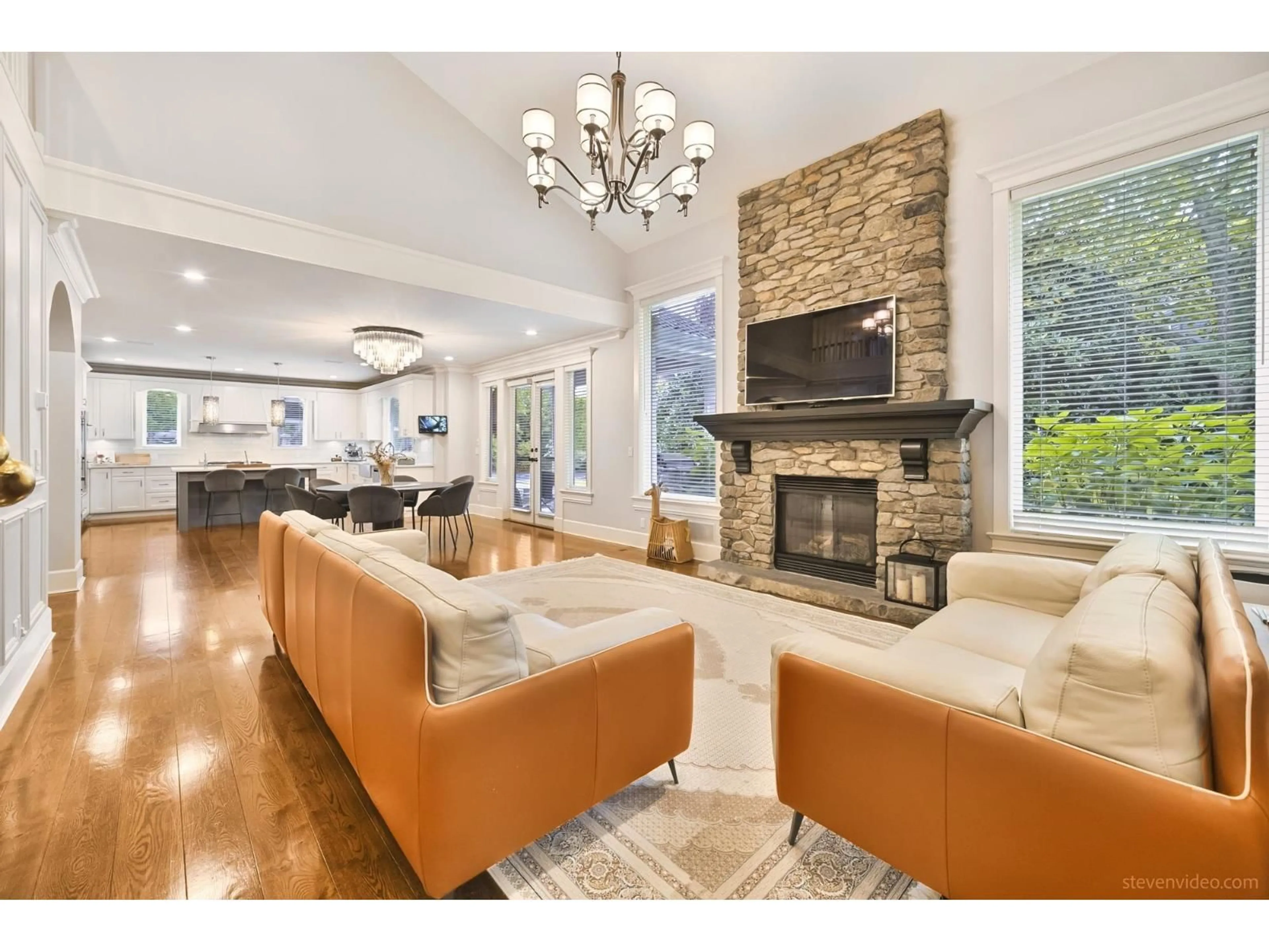 Living room with furniture, ceramic/tile floor for 3668 159A STREET, Surrey British Columbia V3Z0P1