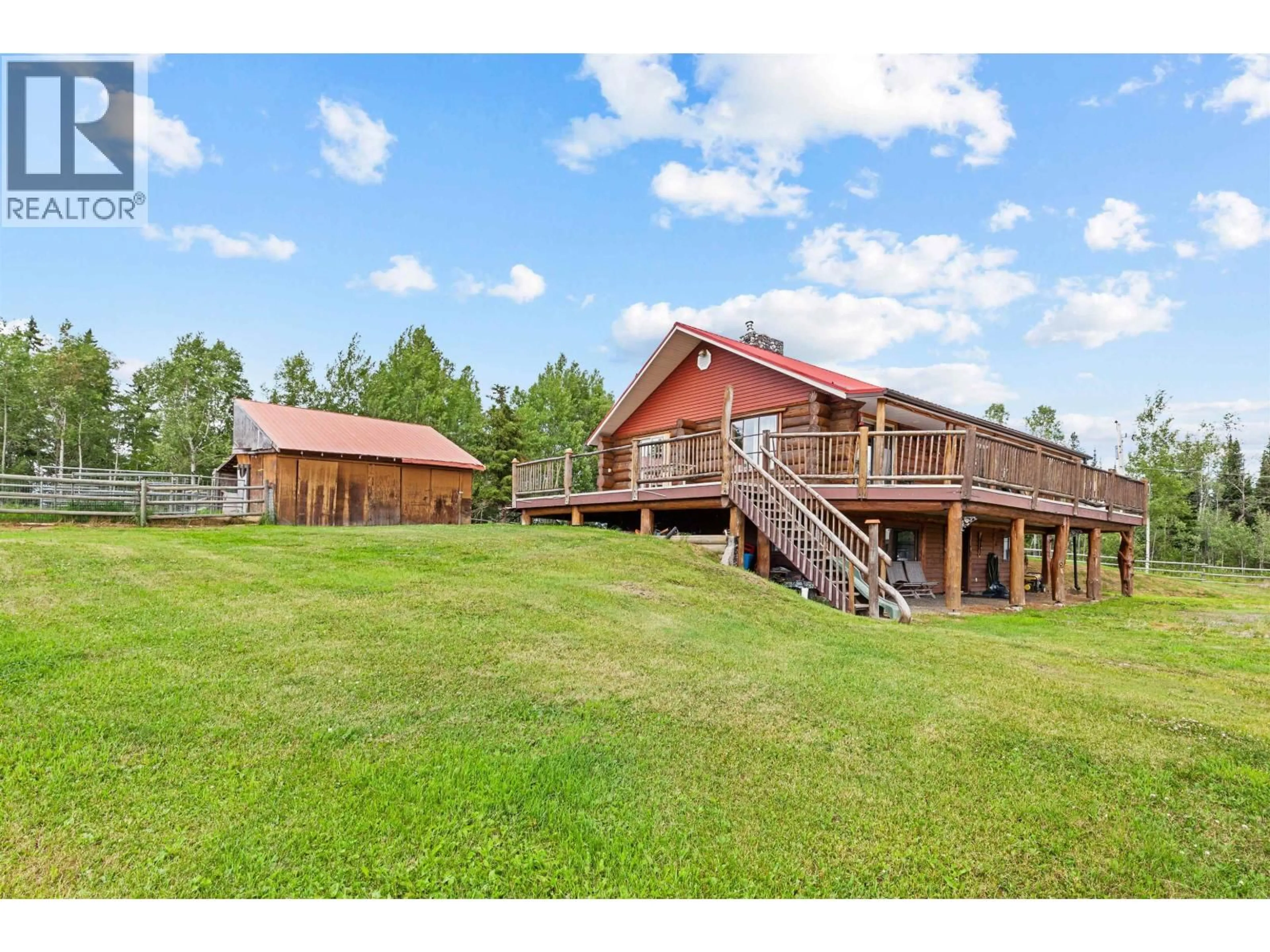 A pic from outside/outdoor area/front of a property/back of a property/a pic from drone, water/lake/river/ocean view for 11020 SALMON VALLEY ROAD, Prince George British Columbia V2K5T4