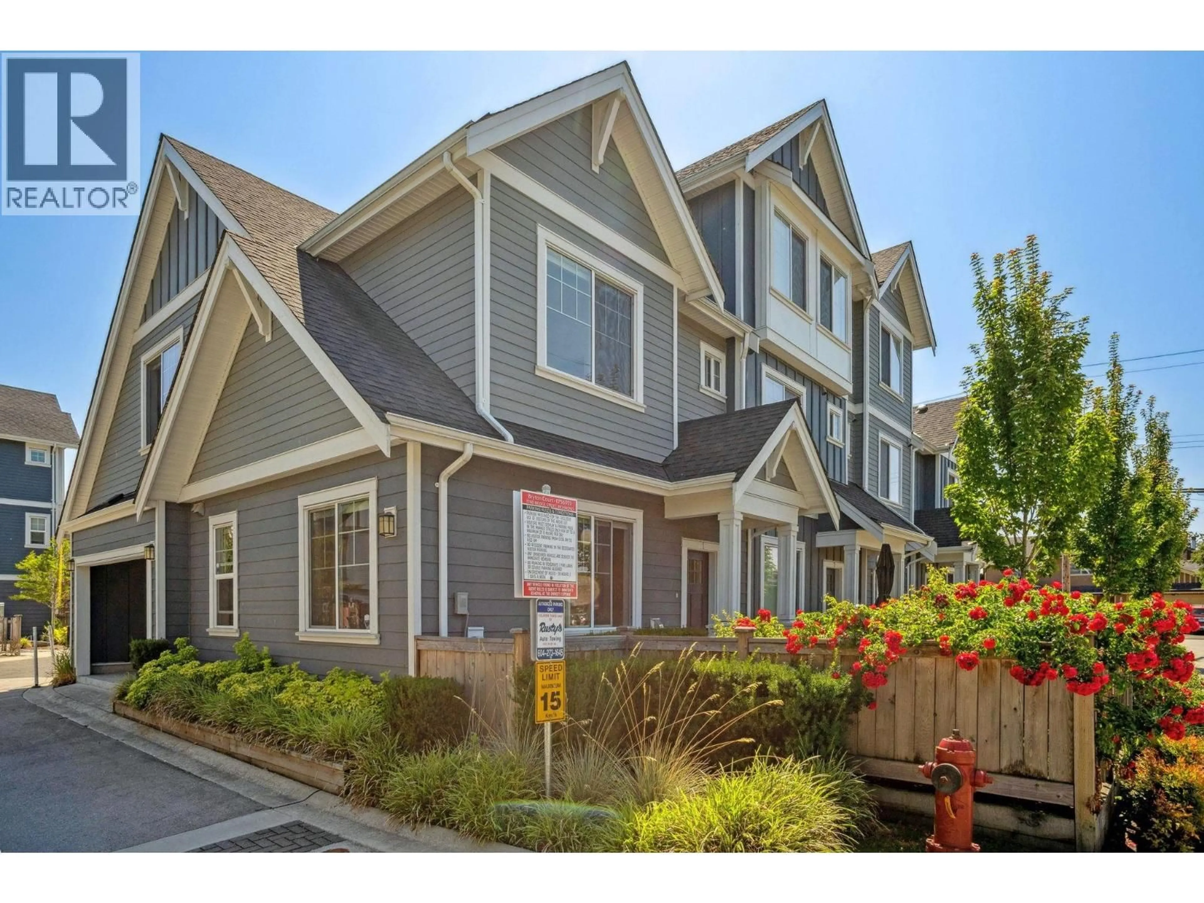 Home with vinyl exterior material, street for 1 - 7780 BRIDGE STREET, Richmond British Columbia V6Y0L2