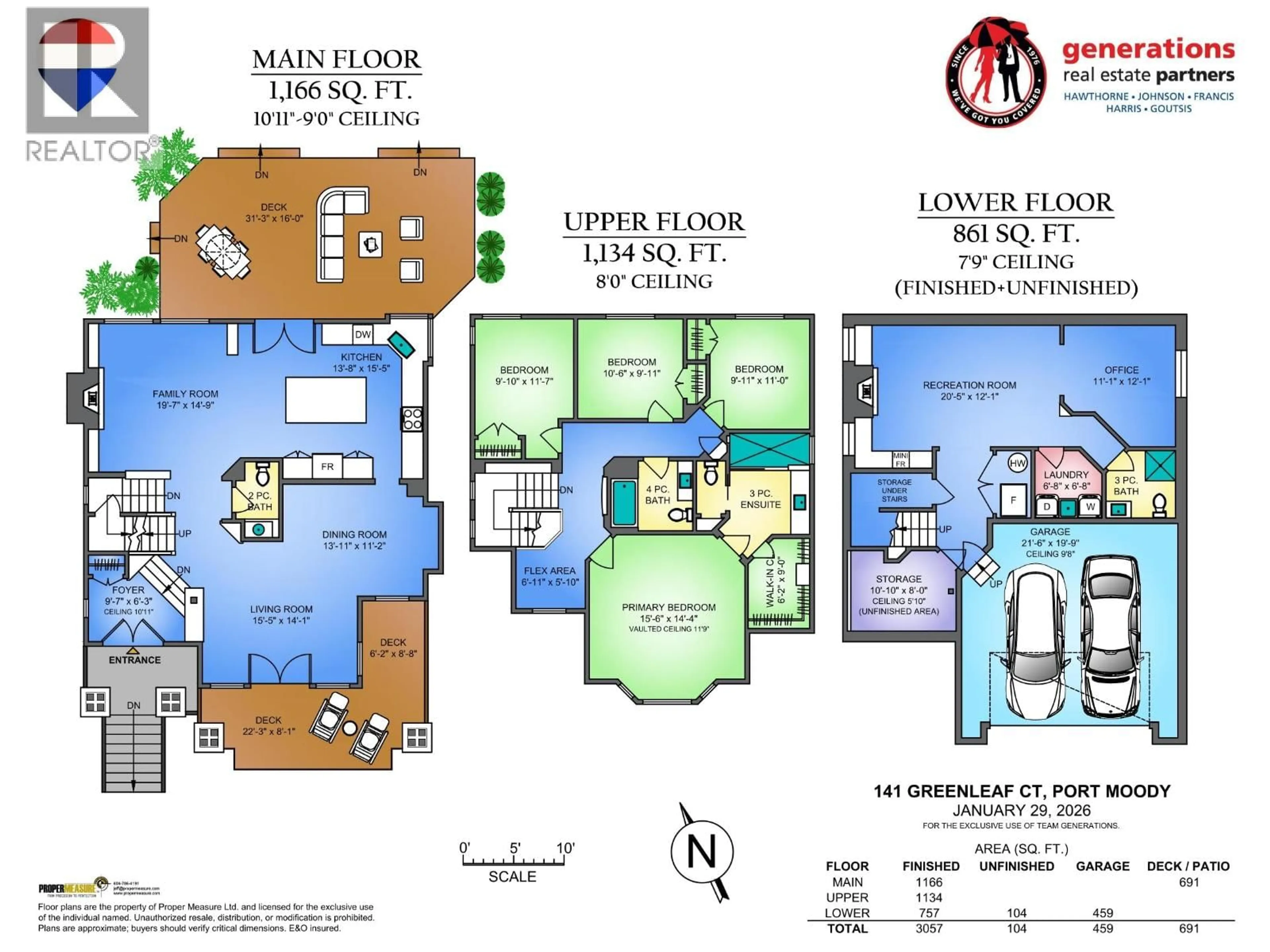 Floor plan for 141 GREENLEAF COURT, Port Moody British Columbia V3H5J7