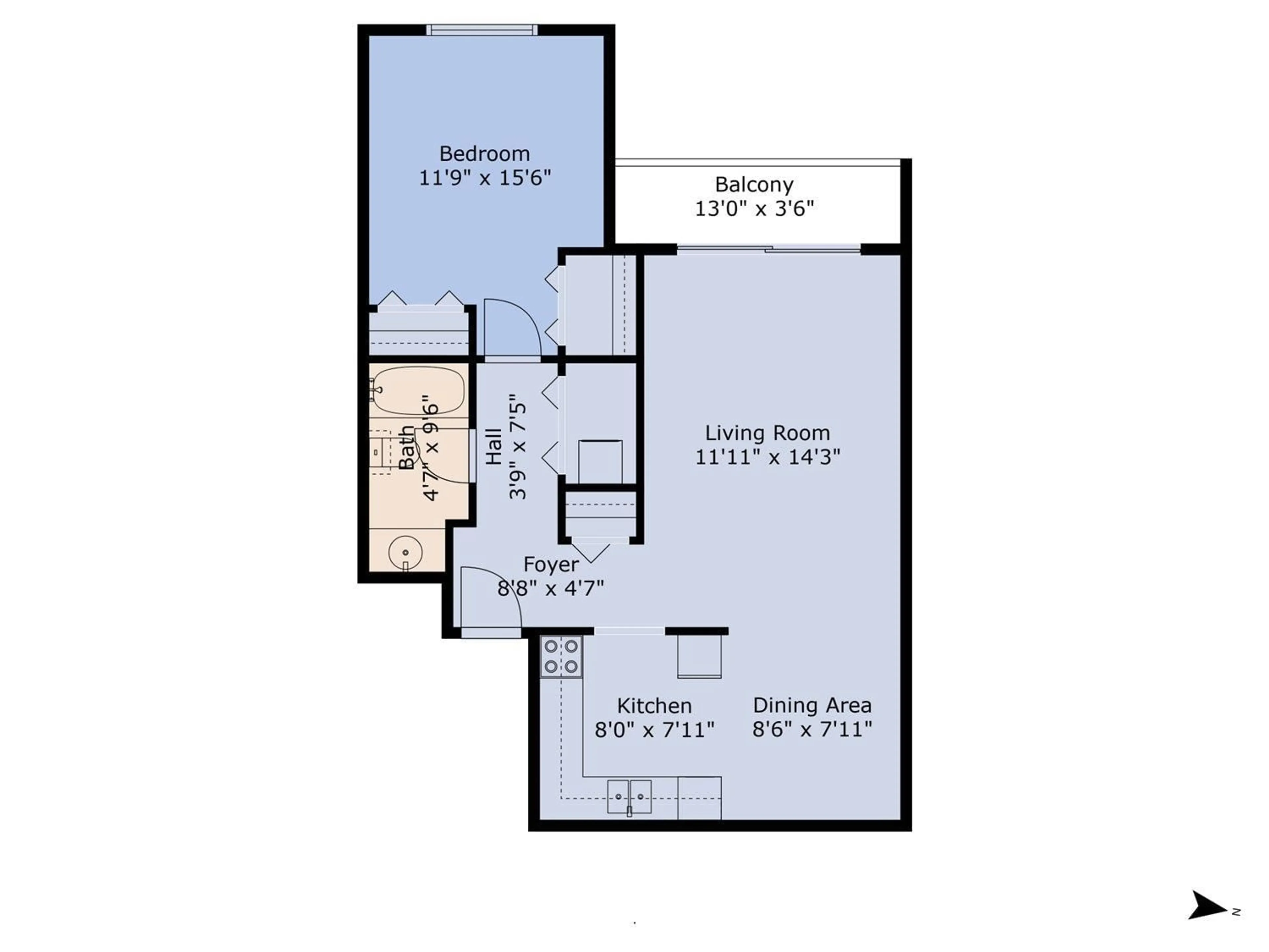 Floor plan for 307 - 45598 MCINTOSH DRIVE, Chilliwack British Columbia V2P7J3