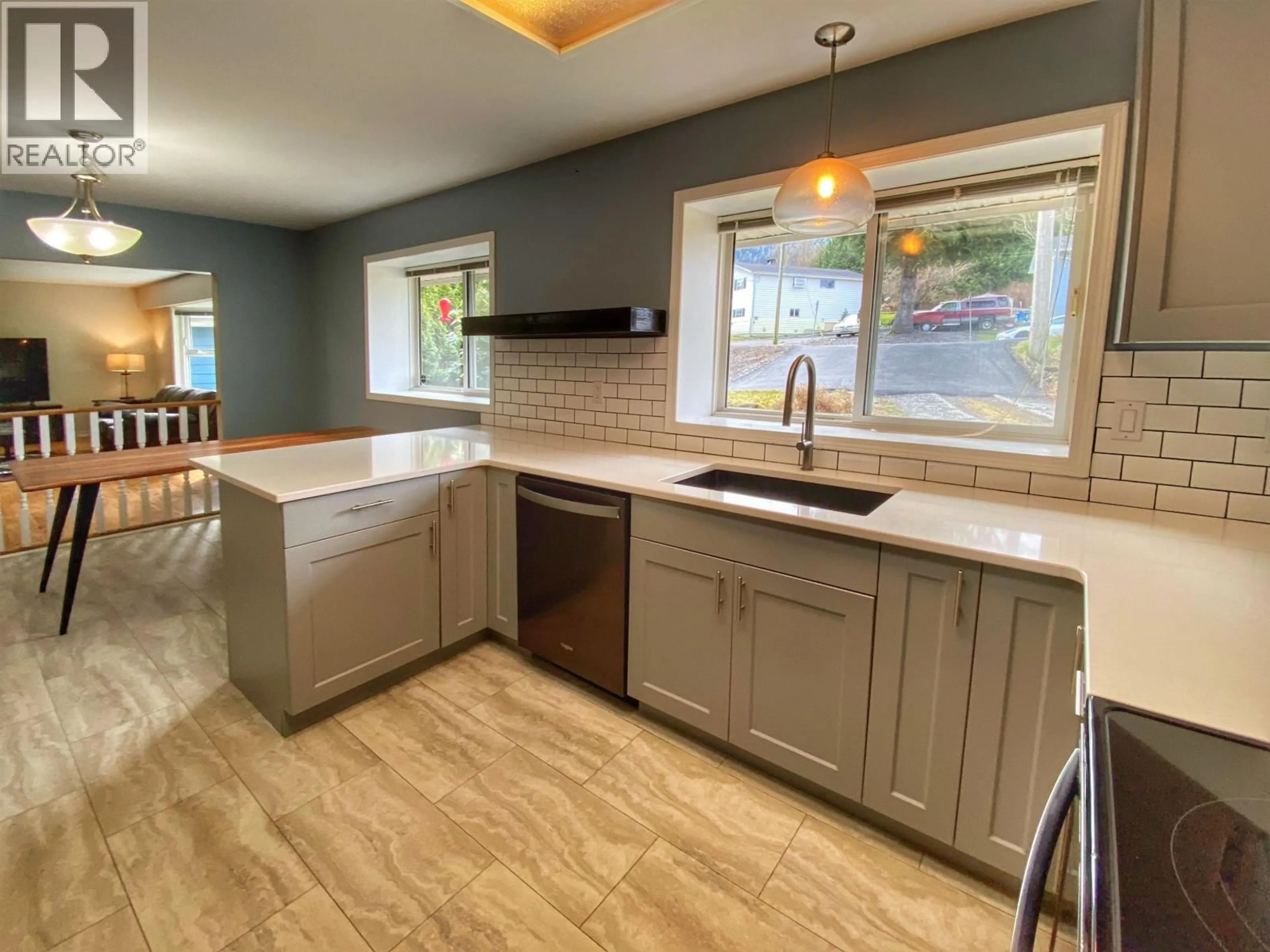 Open concept kitchen, ceramic/tile floor for 169 CRESTVIEW DRIVE, Prince Rupert British Columbia V8J2Z4