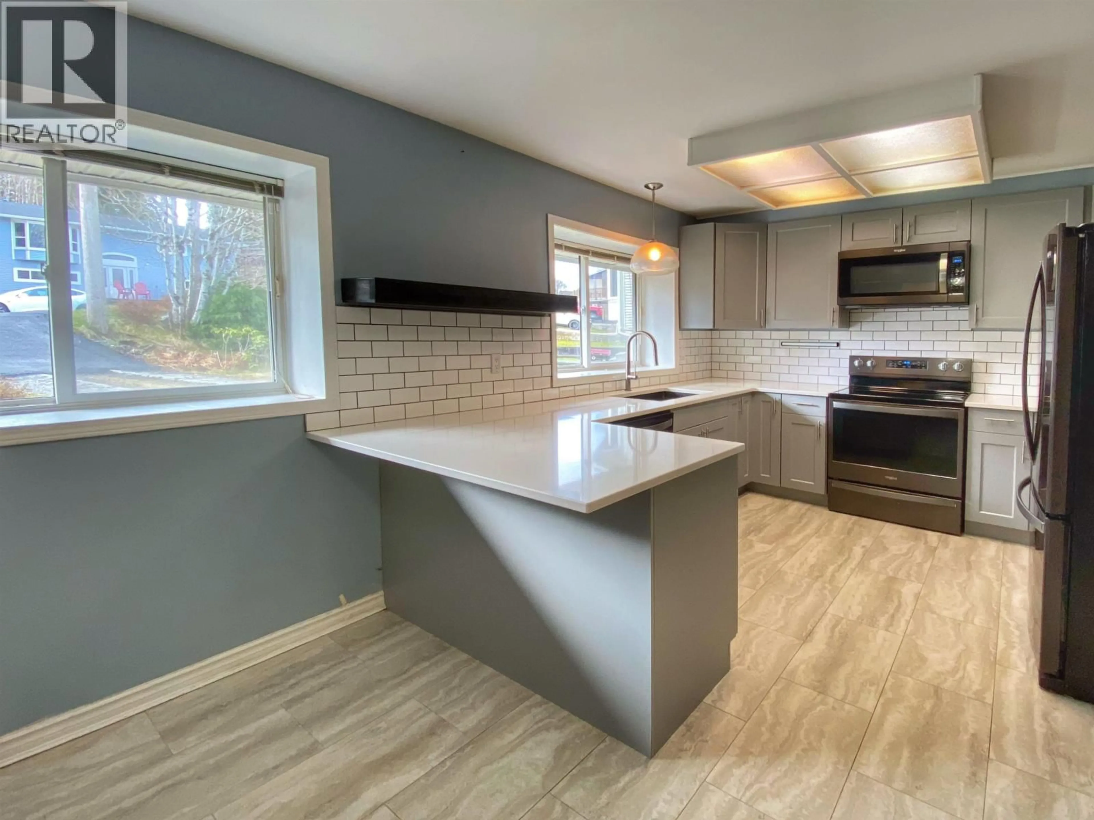 Open concept kitchen, ceramic/tile floor for 169 CRESTVIEW DRIVE, Prince Rupert British Columbia V8J2Z4