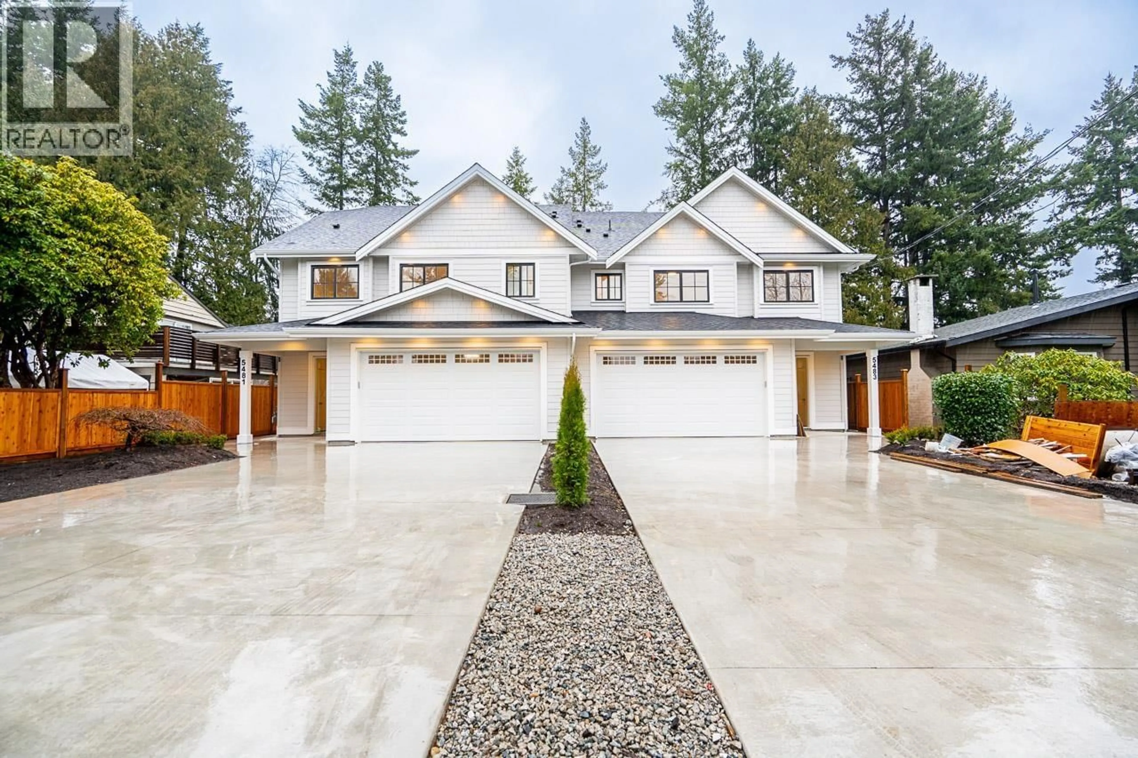 Home with vinyl exterior material, street for 5481 7 AVENUE, Delta British Columbia V4M1P7