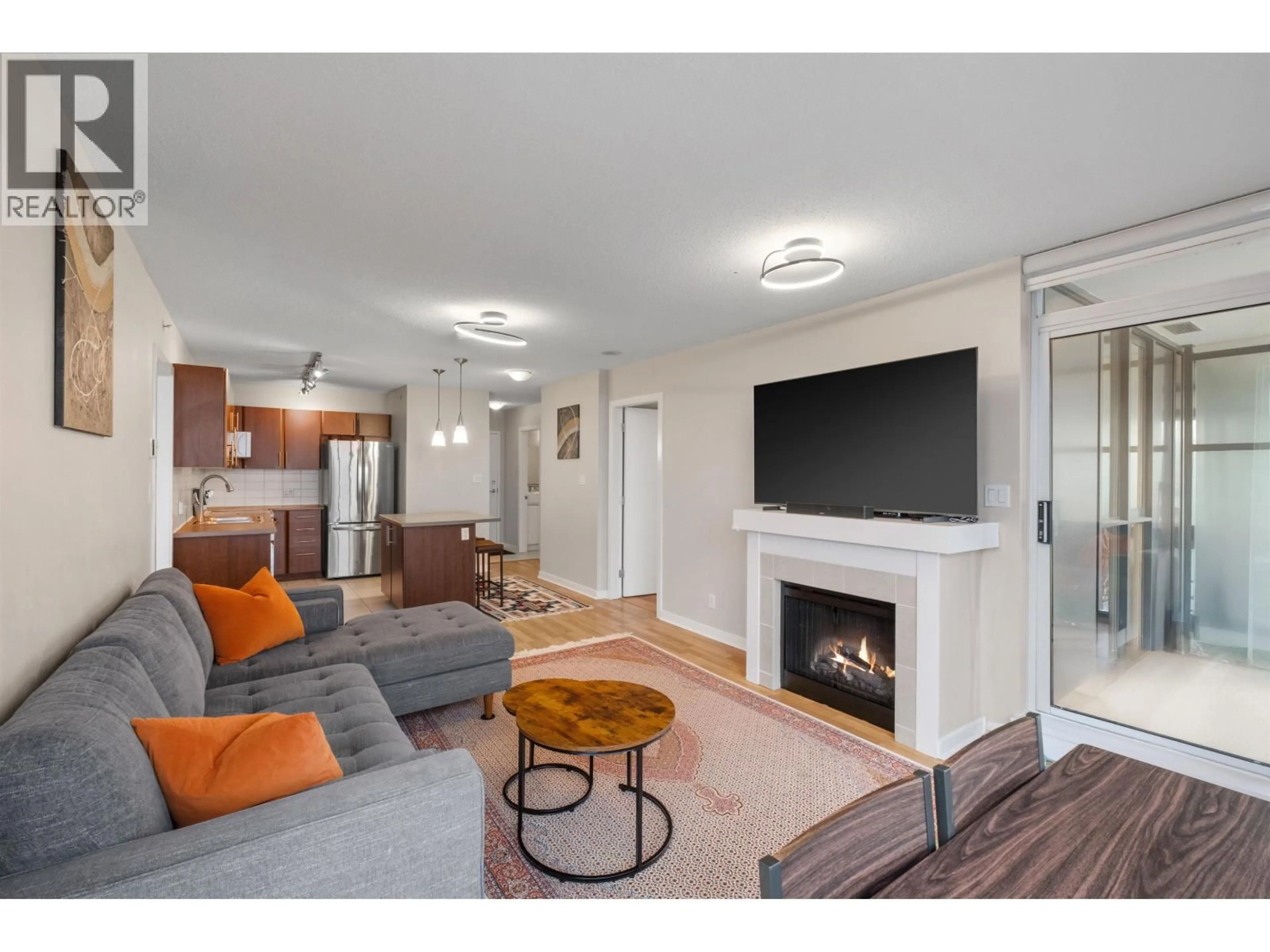 Living room with furniture, wood/laminate floor for 3003 - 1178 HEFFLEY CRESCENT, Coquitlam British Columbia V3B0A7