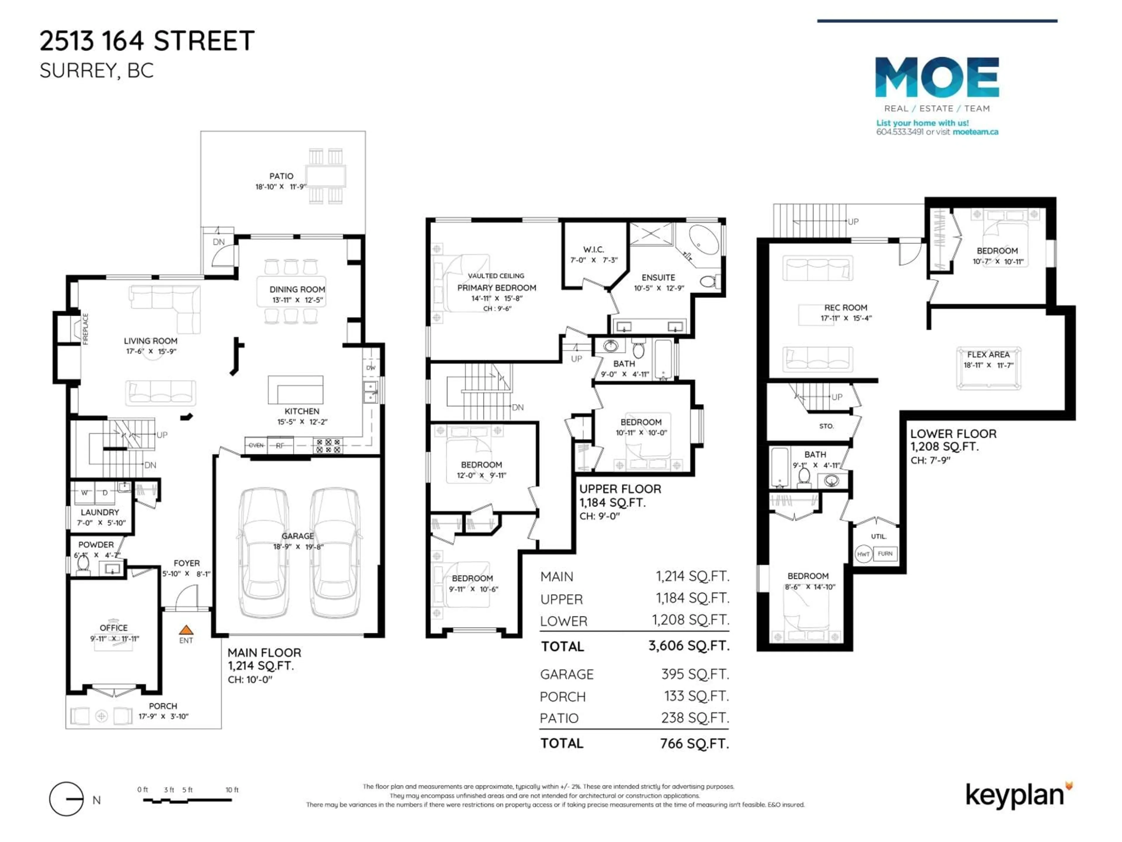Floor plan for 2513 164 STREET, Surrey British Columbia V3S0E2