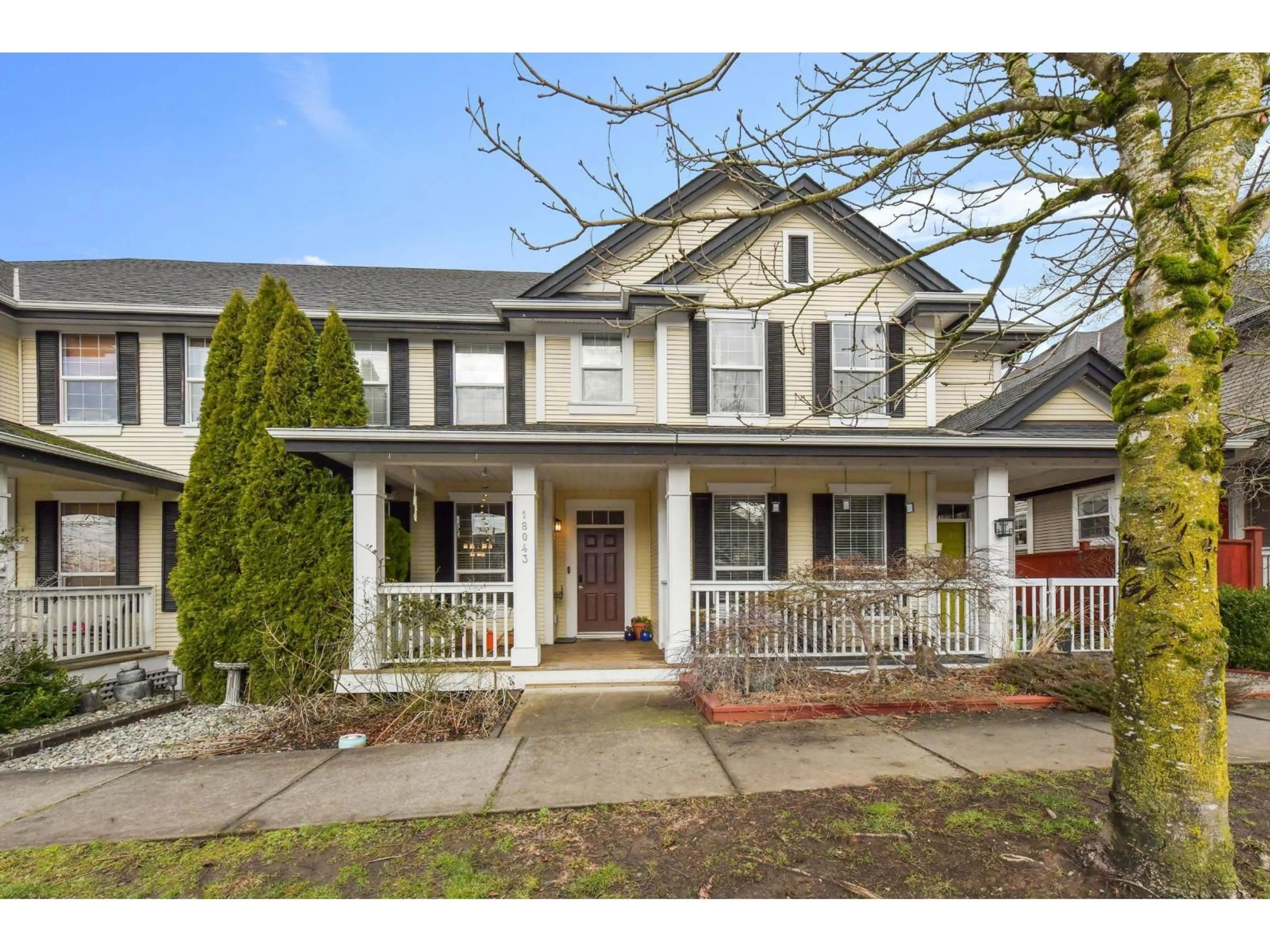 Home with vinyl exterior material, street for 18043 70 AVENUE, Surrey British Columbia V3S6X3