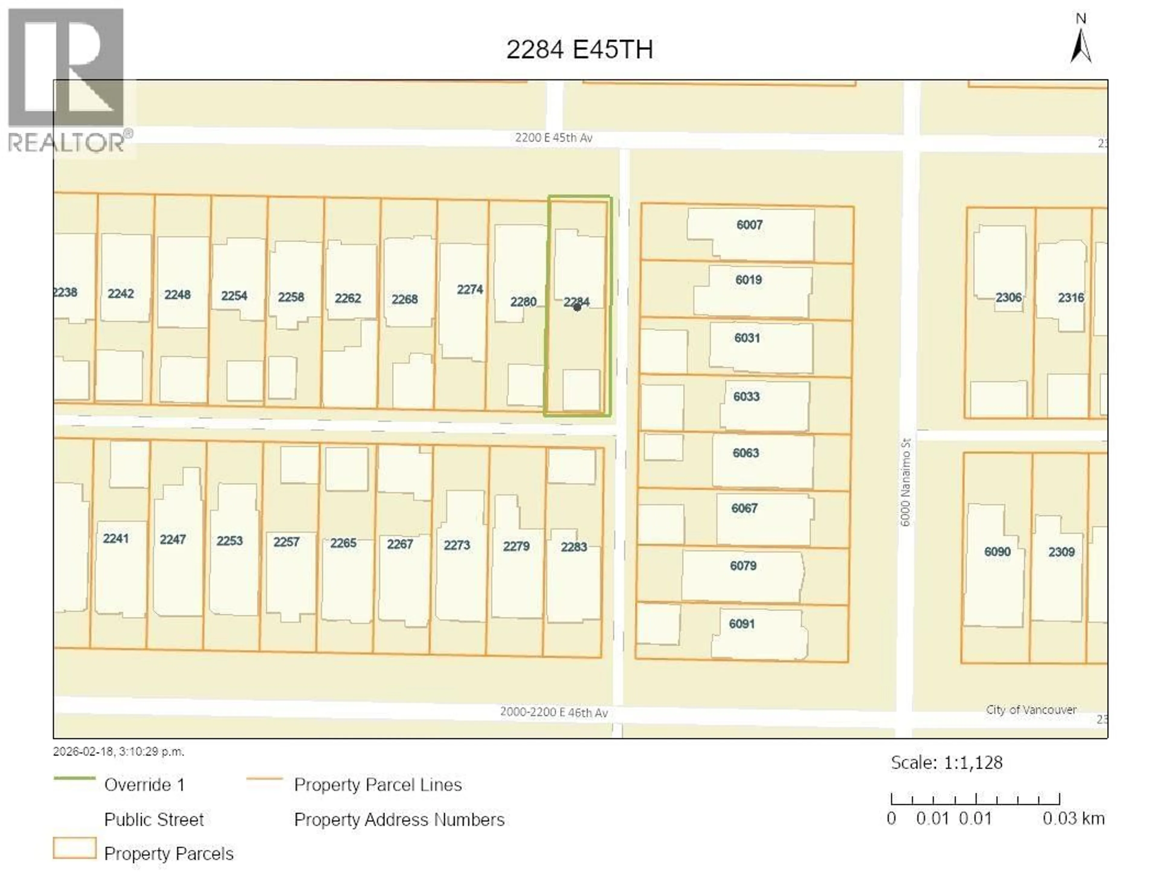 Floor plan for 2284 45TH AVENUE, Vancouver British Columbia V5P1N8