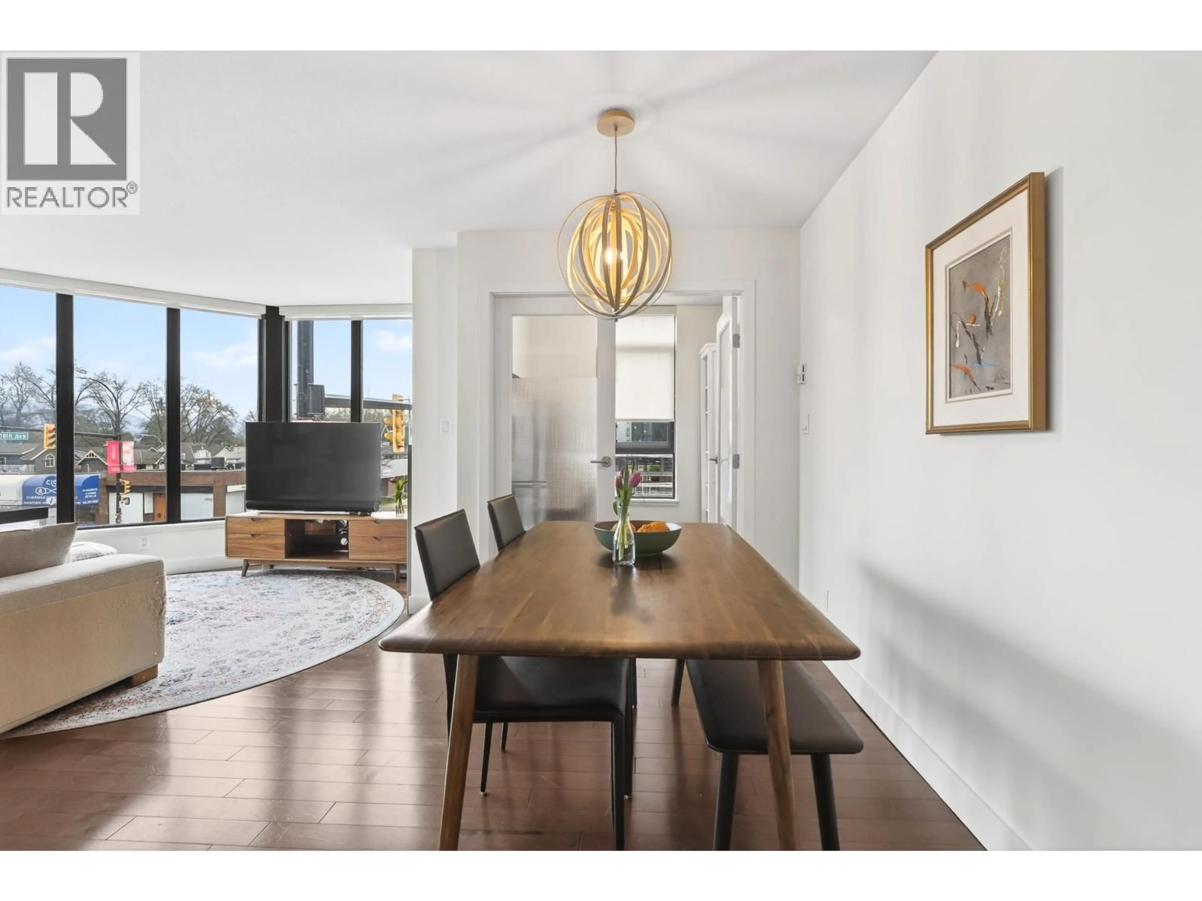 Dining room, wood/laminate floor for 207 - 3228 TUPPER STREET, Vancouver British Columbia V5Z4S7
