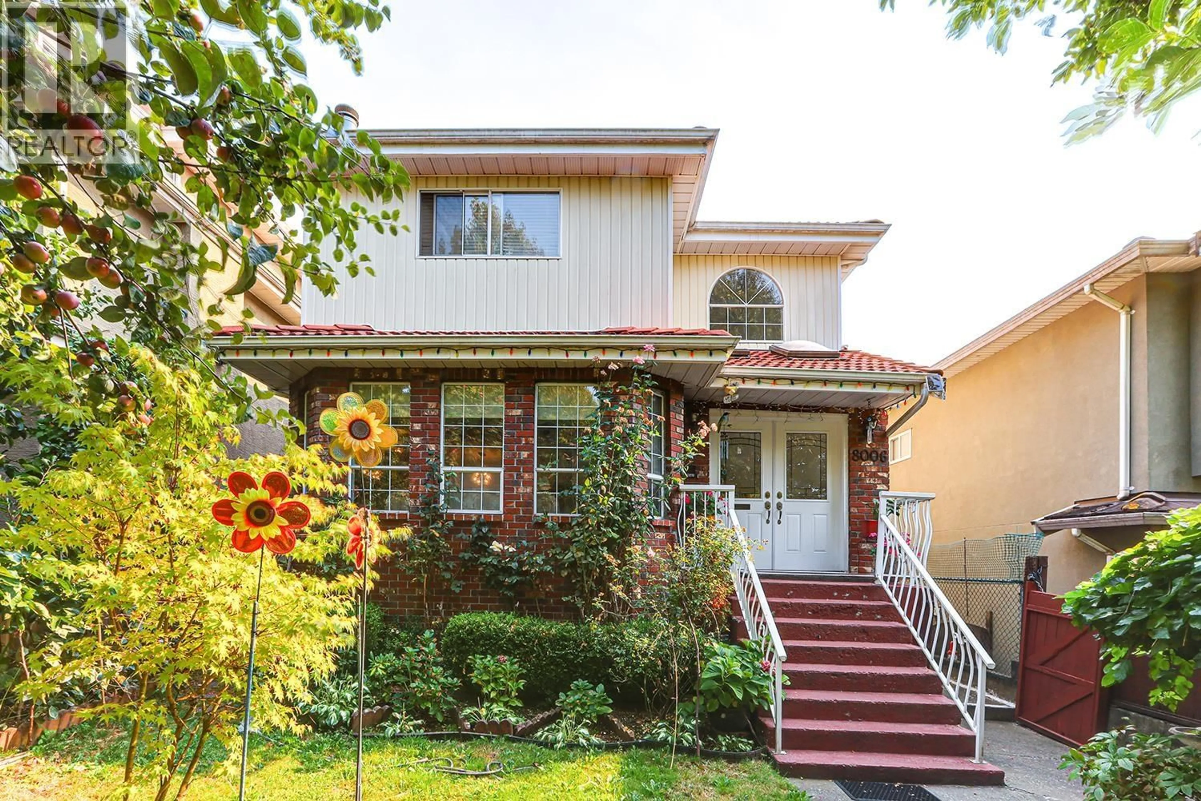 Home with brick exterior material, street for 8006 CHESTER STREET, Vancouver British Columbia V5X3Y6