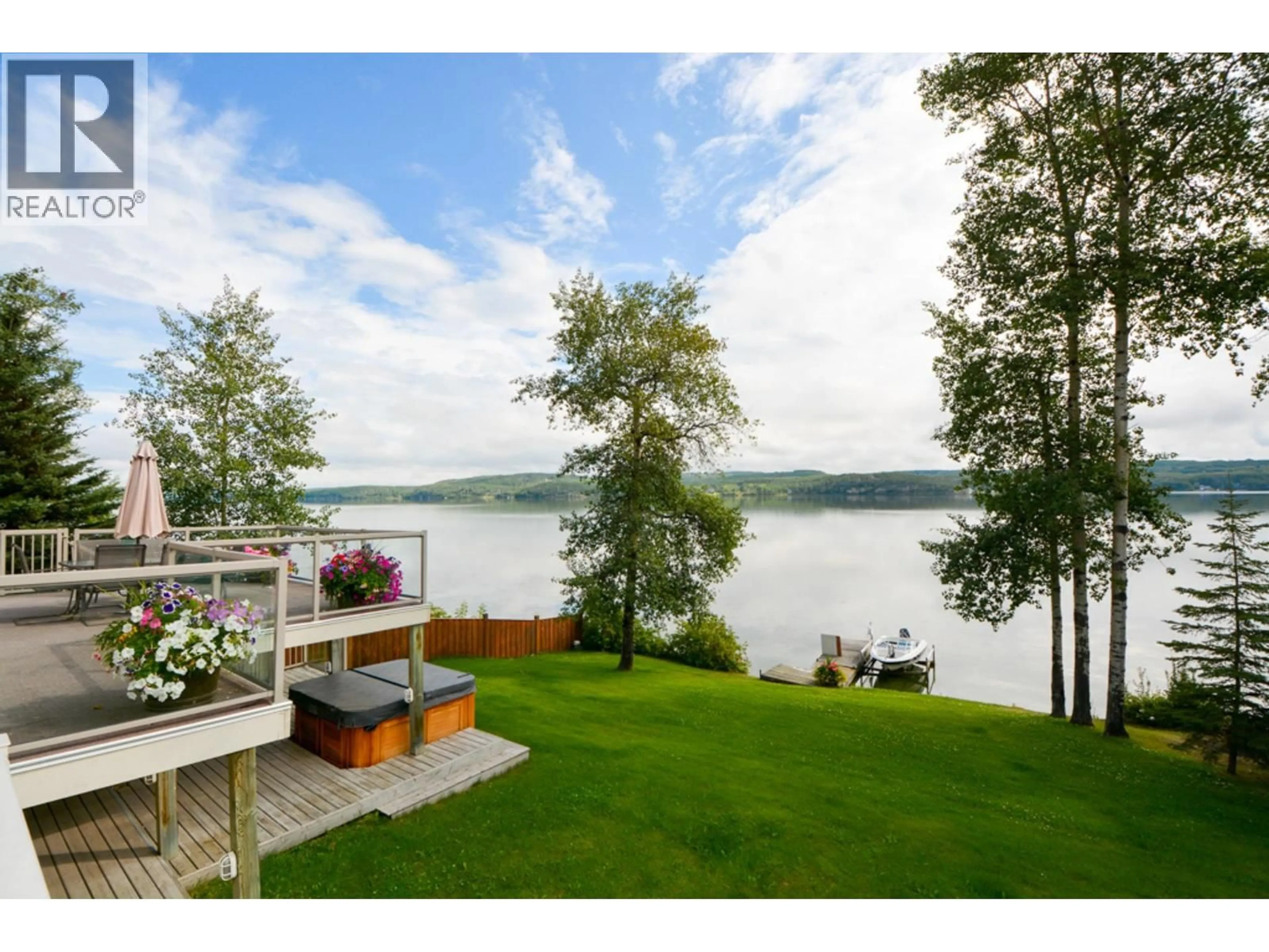 Patio, water/lake/river/ocean view for 12874 FOREST AVENUE, Charlie Lake British Columbia V0C1H0