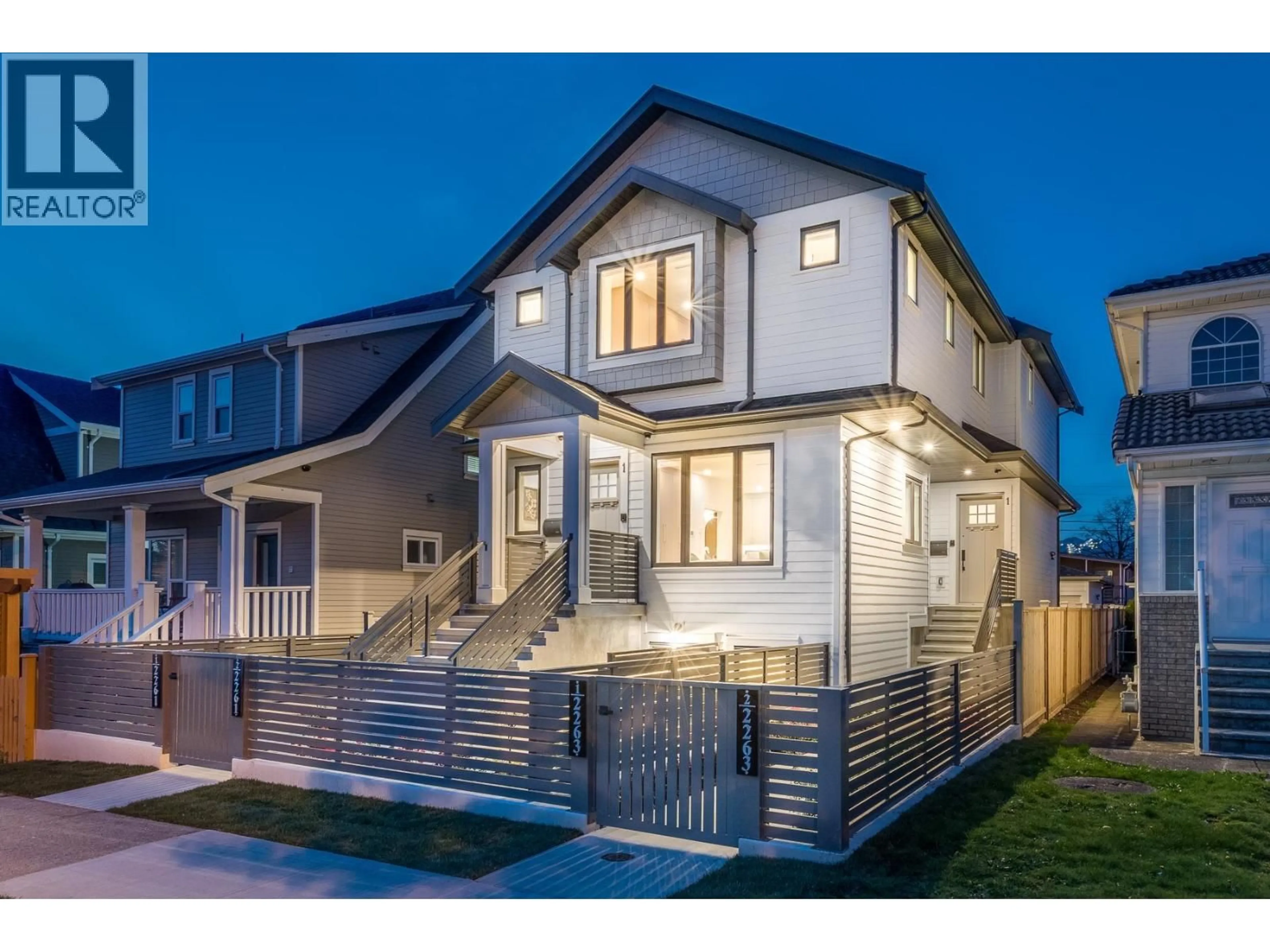 Home with vinyl exterior material, street for 1 - 2263 35TH AVENUE, Vancouver British Columbia V5P1C1