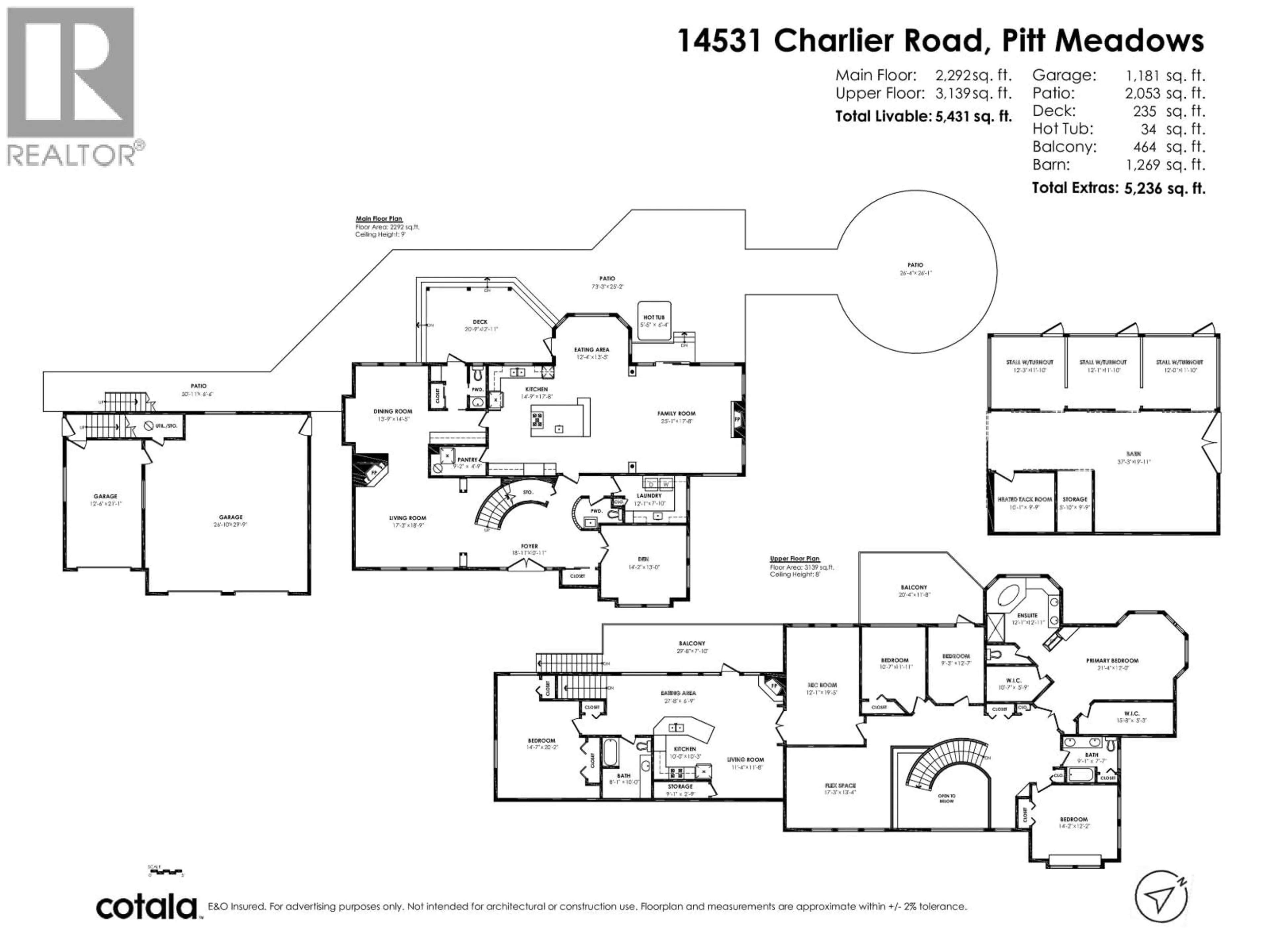 Floor plan for 14531 CHARLIER ROAD, Pitt Meadows British Columbia V3Y2T8