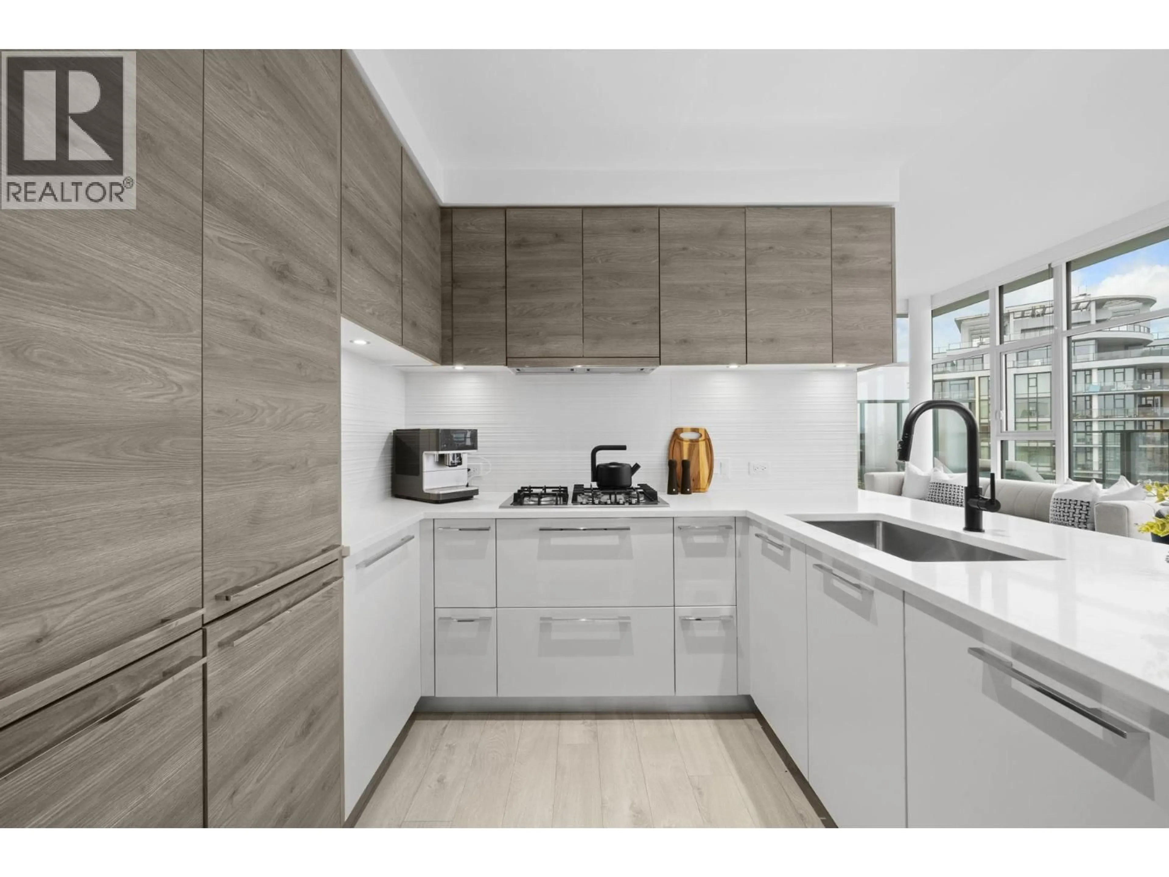 Contemporary kitchen, ceramic/tile floor for 2901 - 7303 NOBLE LANE, Burnaby British Columbia V3N0H2