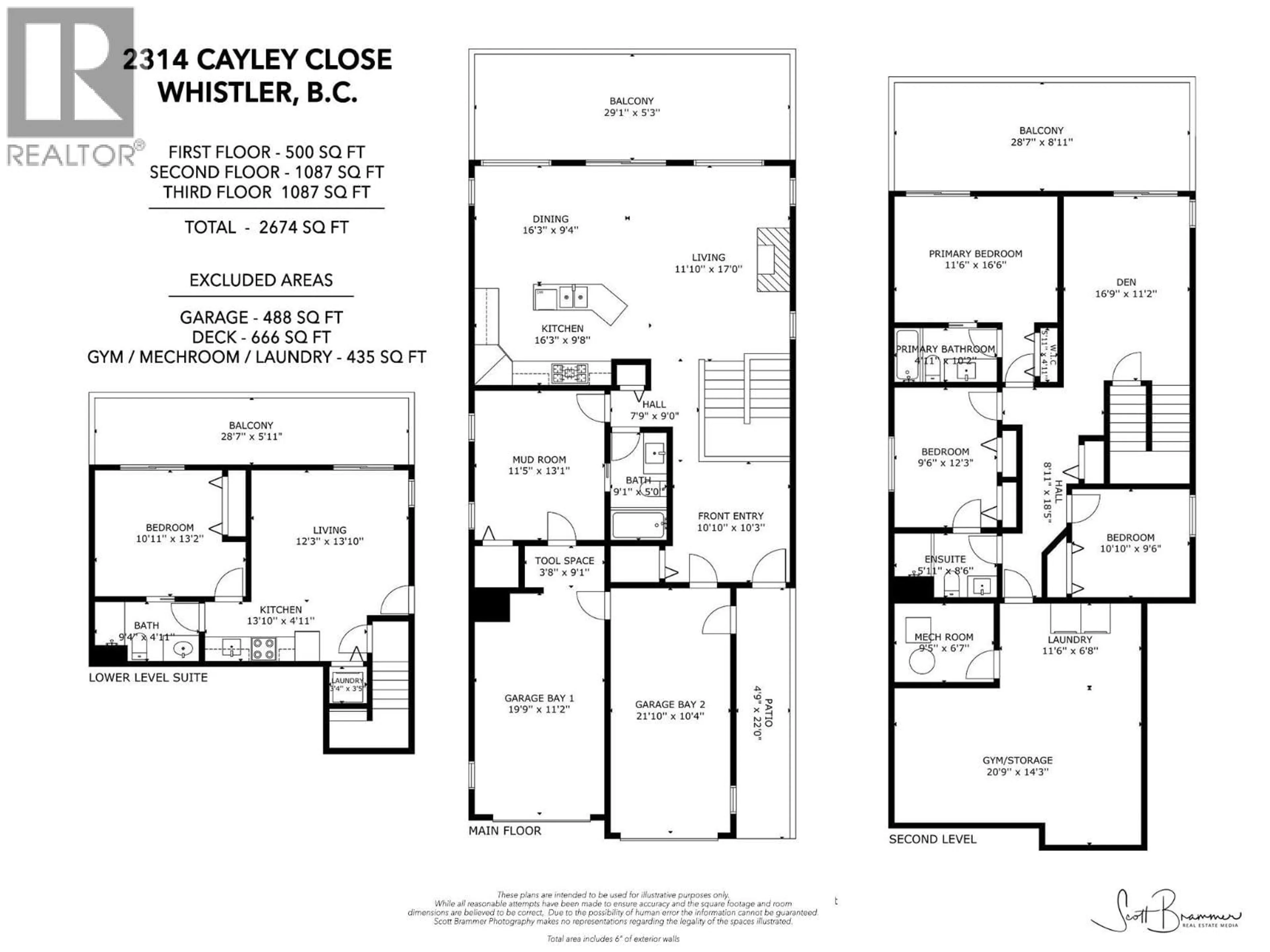 Floor plan for 2314 CAYLEY CLOSE, Whistler British Columbia V8E0A8