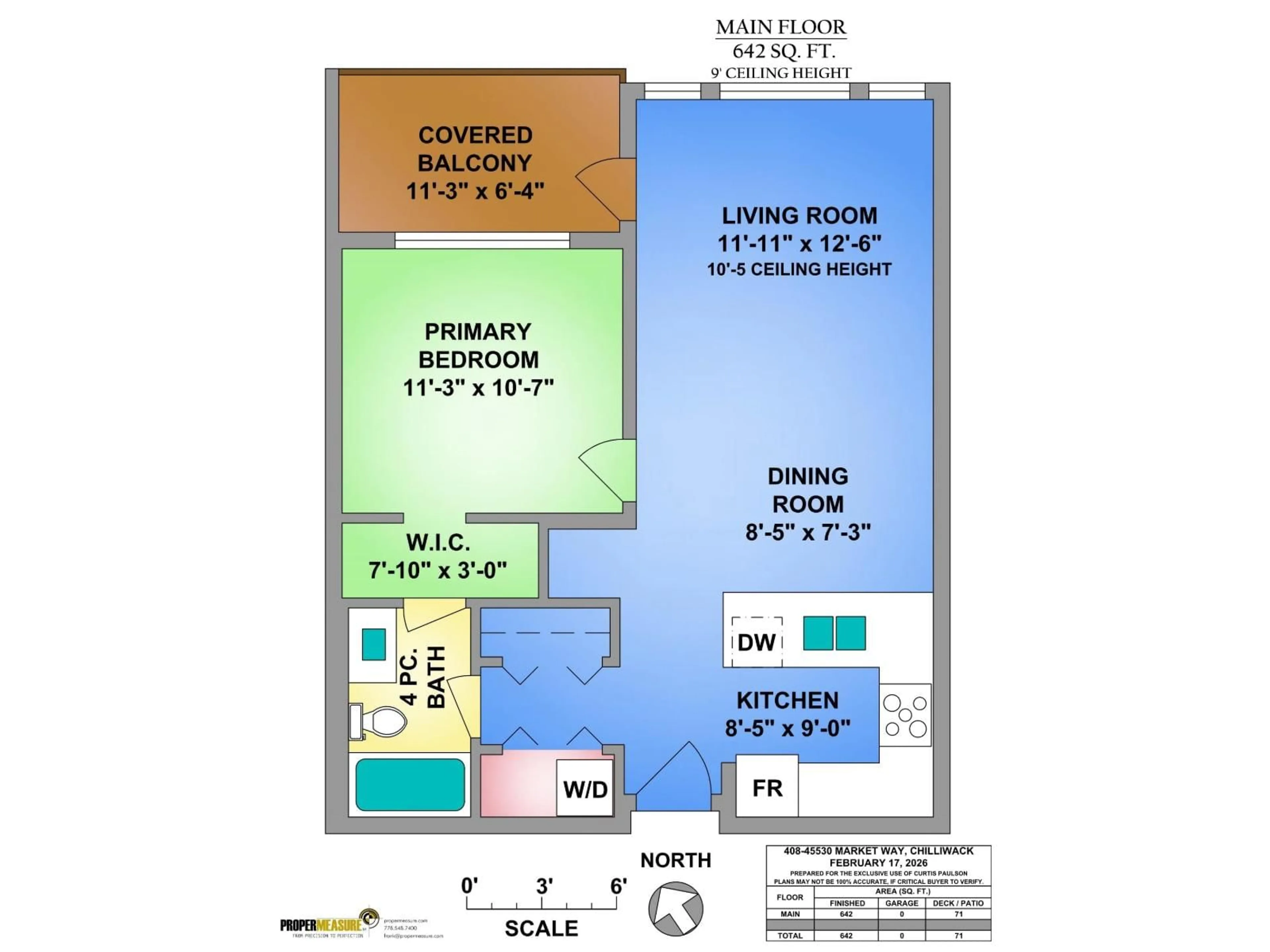 Floor plan for 408 - 45530 MARKET WAY, Chilliwack British Columbia V2R0M5