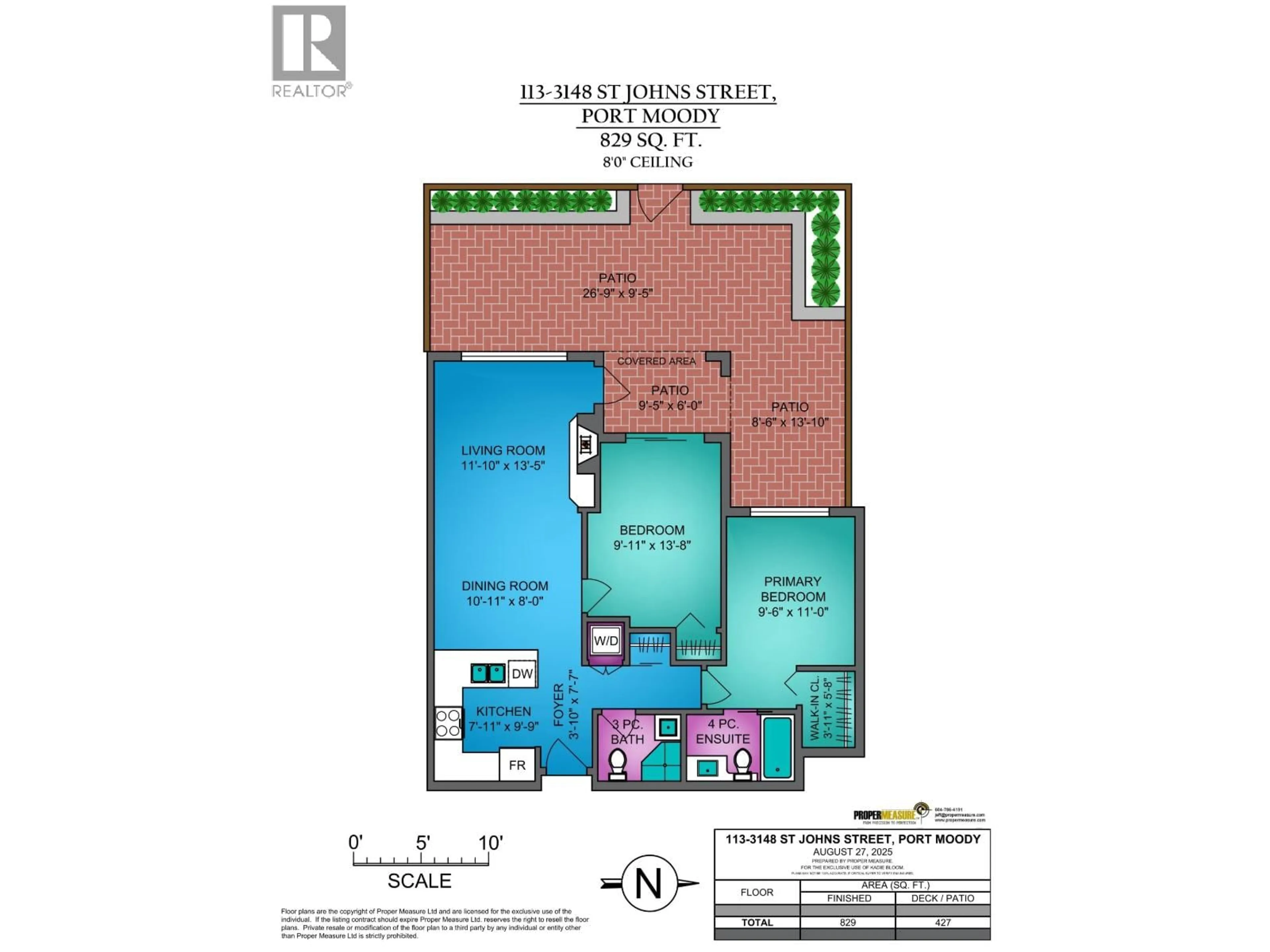 Floor plan for 113 - 3148 ST JOHNS STREET, Port Moody British Columbia V3H5E6