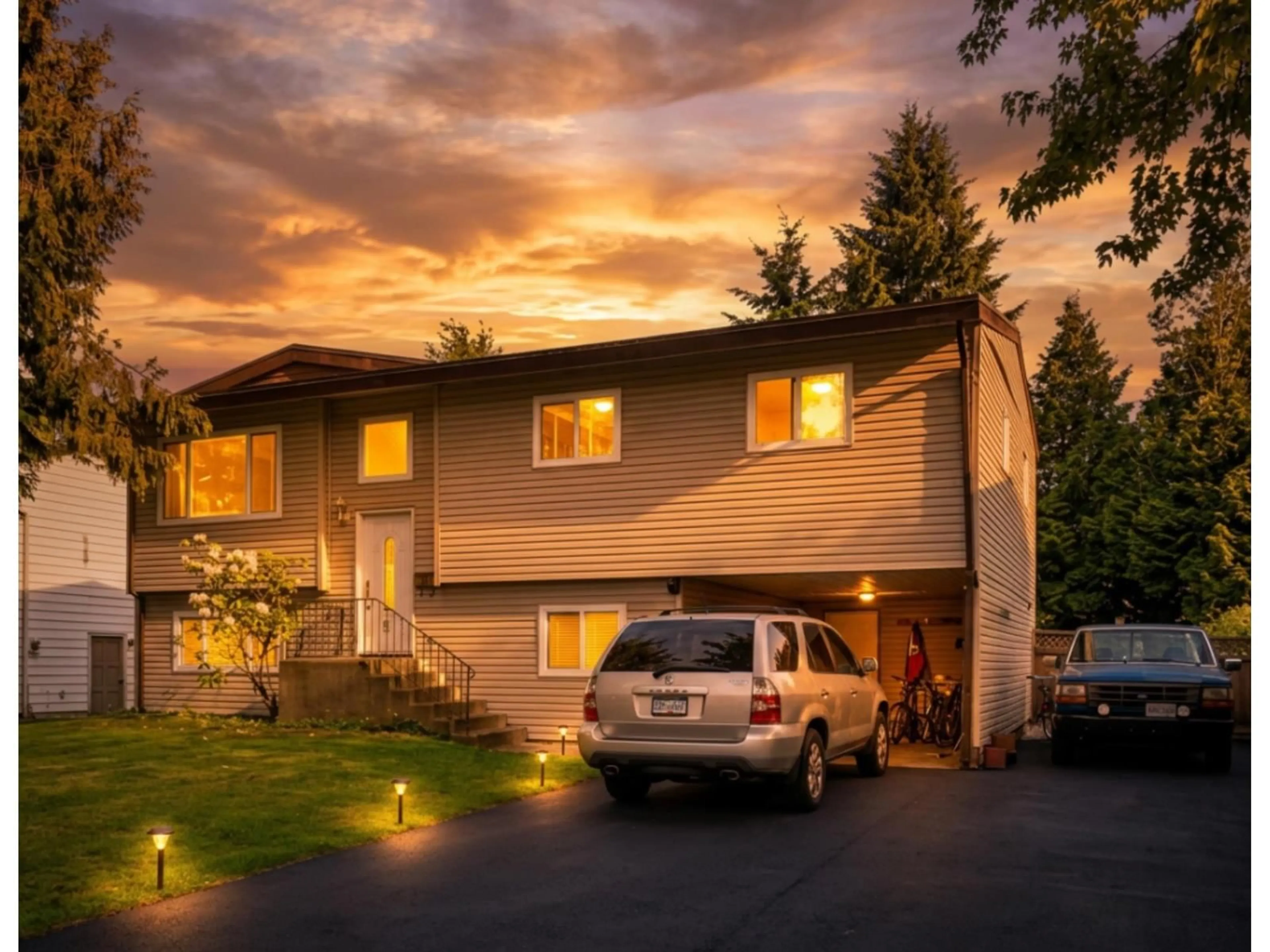 Home with vinyl exterior material, street for 17348 62A AVENUE, Surrey British Columbia V3S5J1