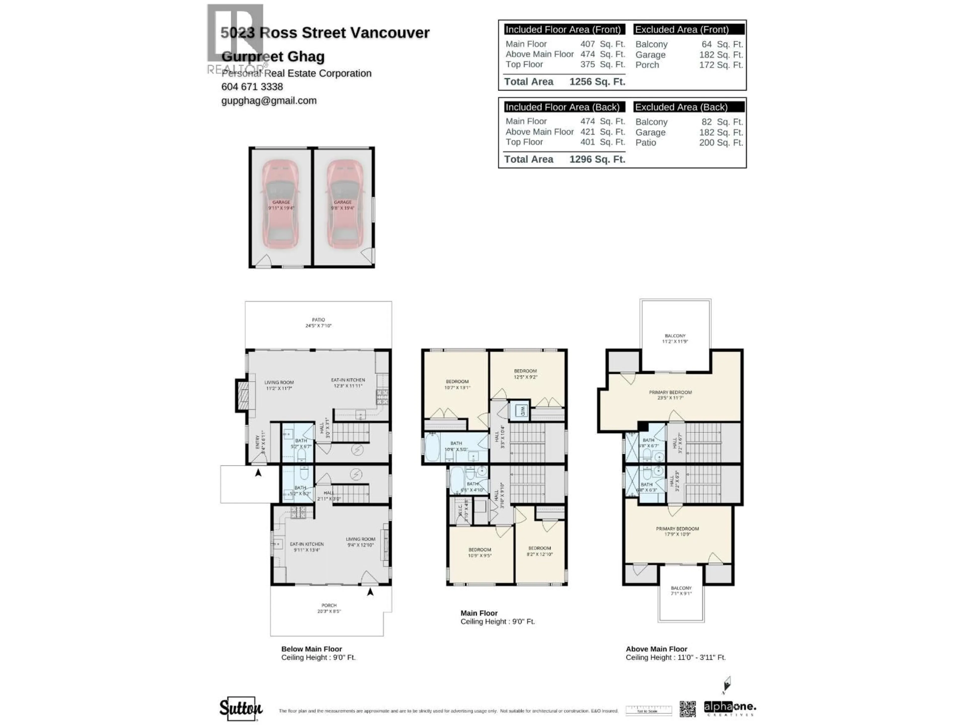 Floor plan for 1 - 5023 ROSS STREET, Vancouver British Columbia V5W3K6