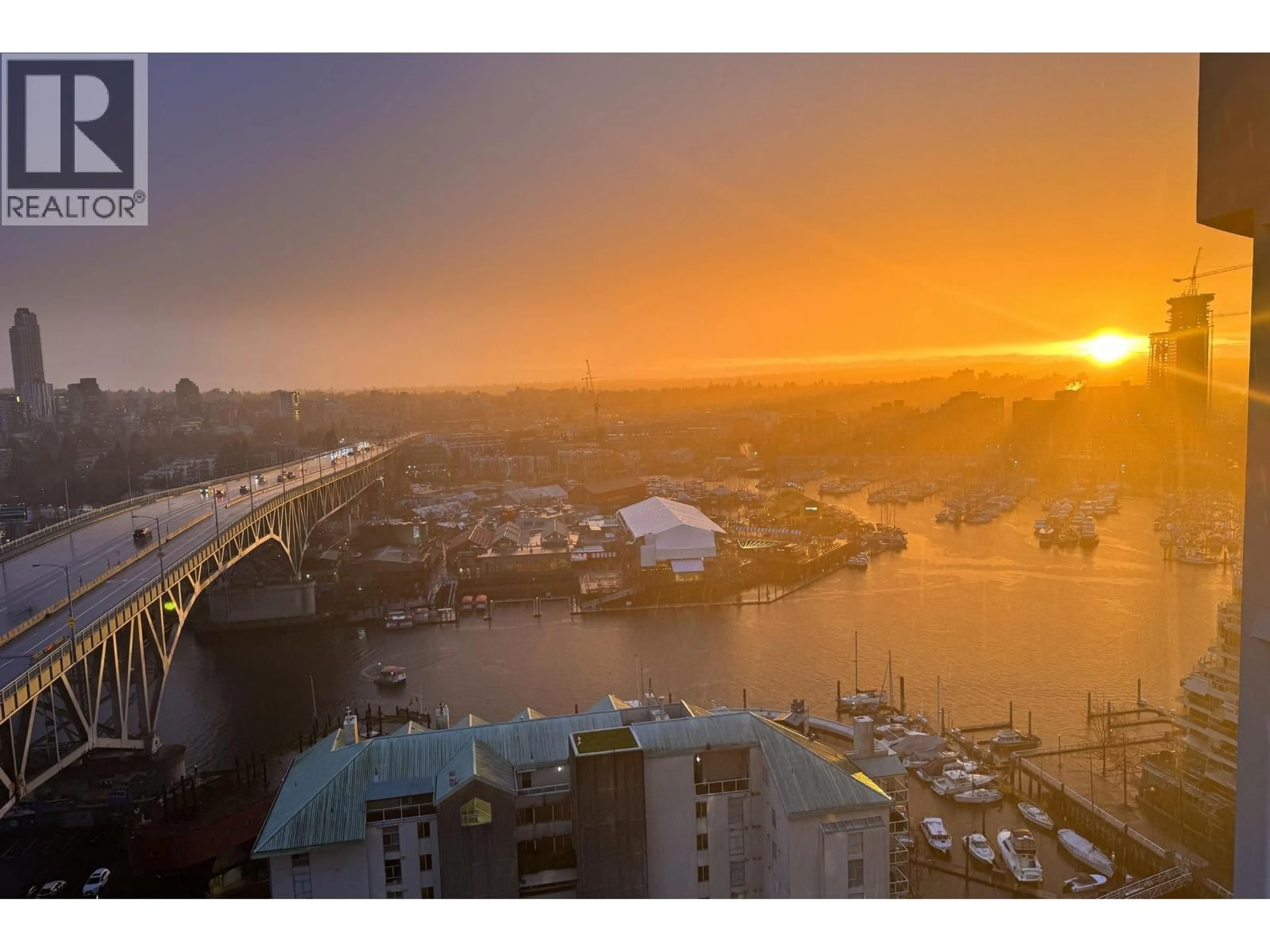 A pic from outside/outdoor area/front of a property/back of a property/a pic from drone, water/lake/river/ocean view for 2207 - 1500 HOWE STREET, Vancouver British Columbia V6Z2N1