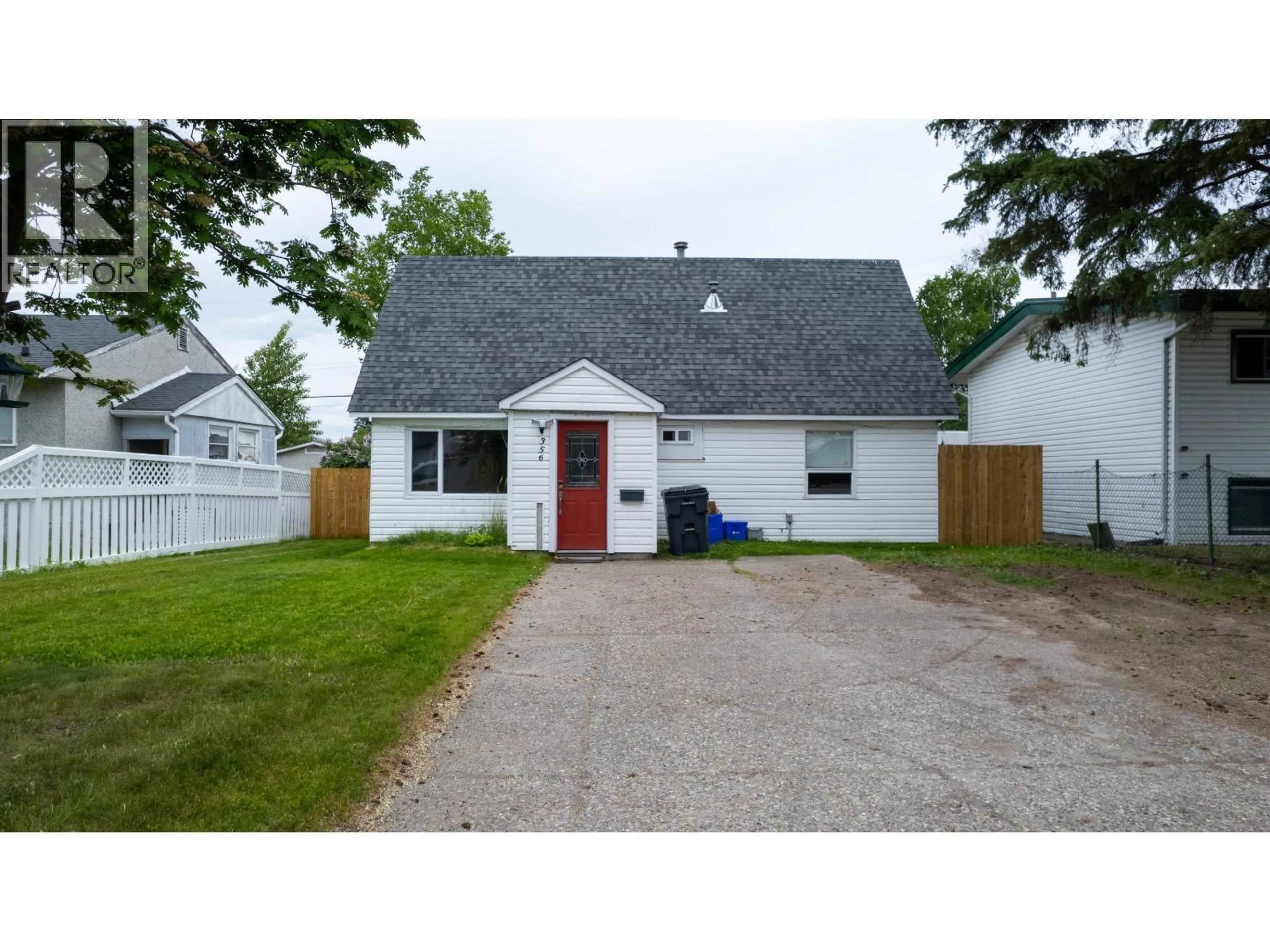 A pic from outside/outdoor area/front of a property/back of a property/a pic from drone, street for 356 JOHNSON STREET, Prince George British Columbia V2M2Z6