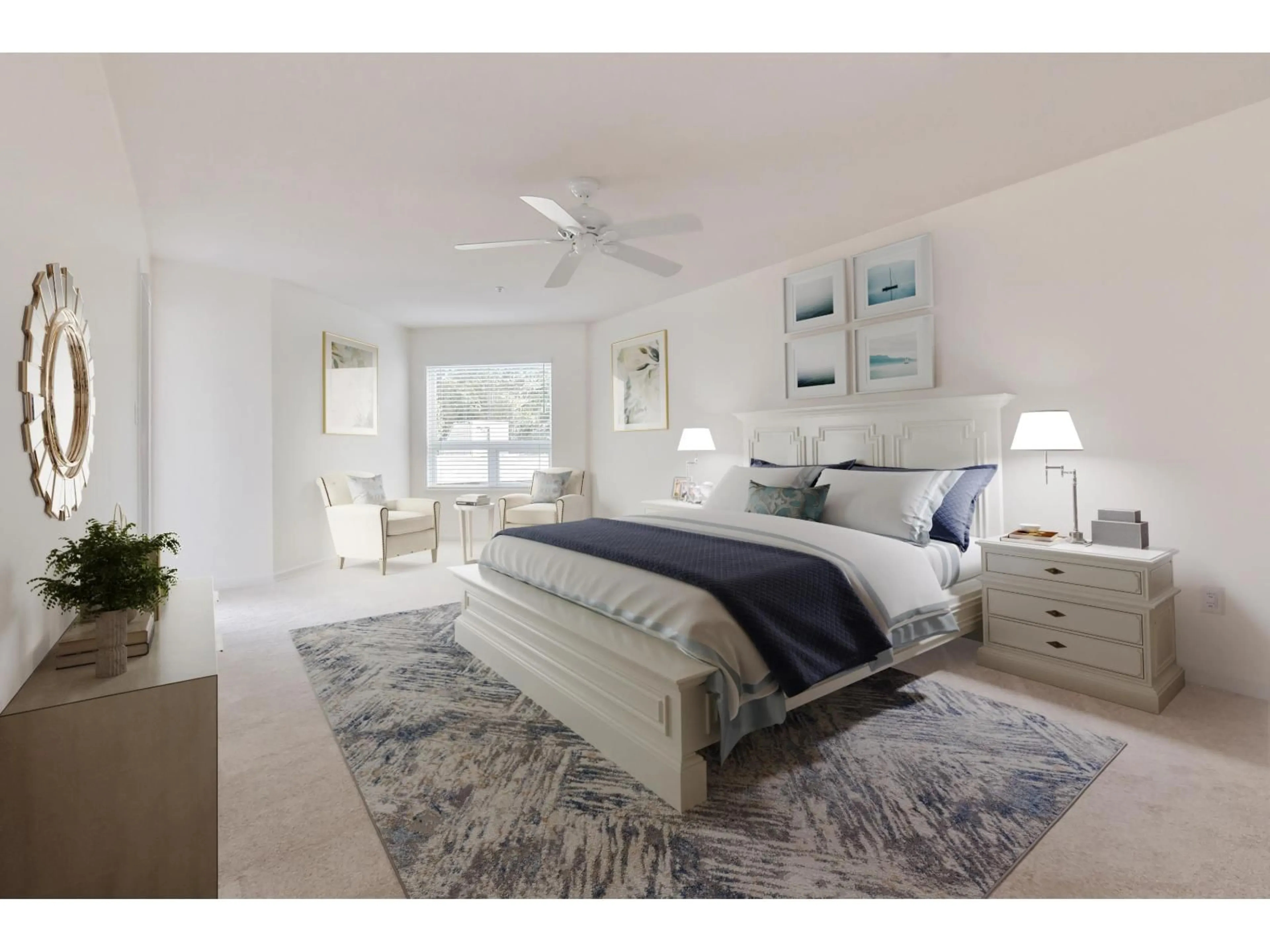 Bedroom with bed, unknown for 303 - 15255 18 AVENUE, Surrey British Columbia V4A1W9