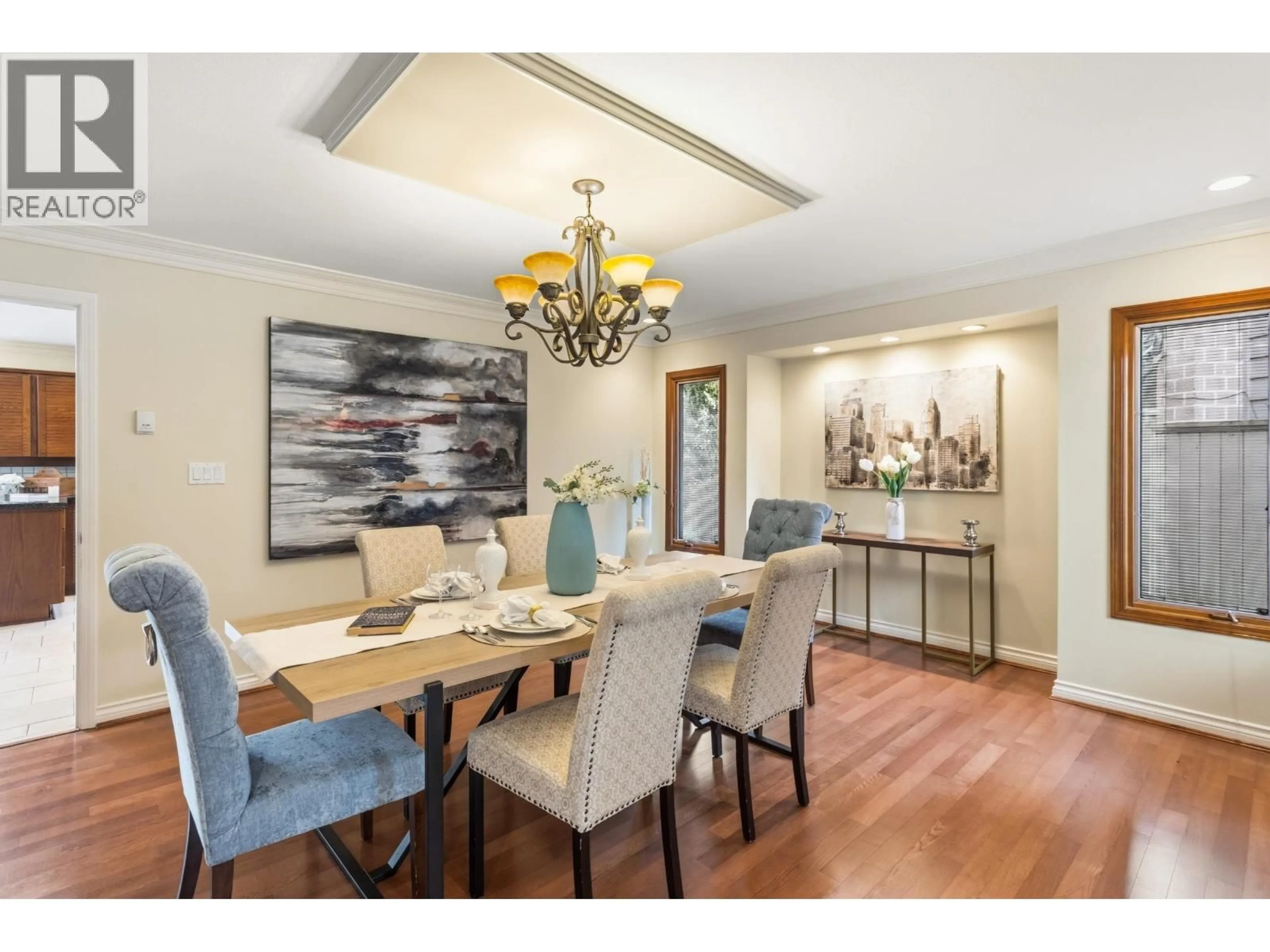 Dining room, wood/laminate floor for 8480 SUNNYWOOD DRIVE, Richmond British Columbia V6Y3G5