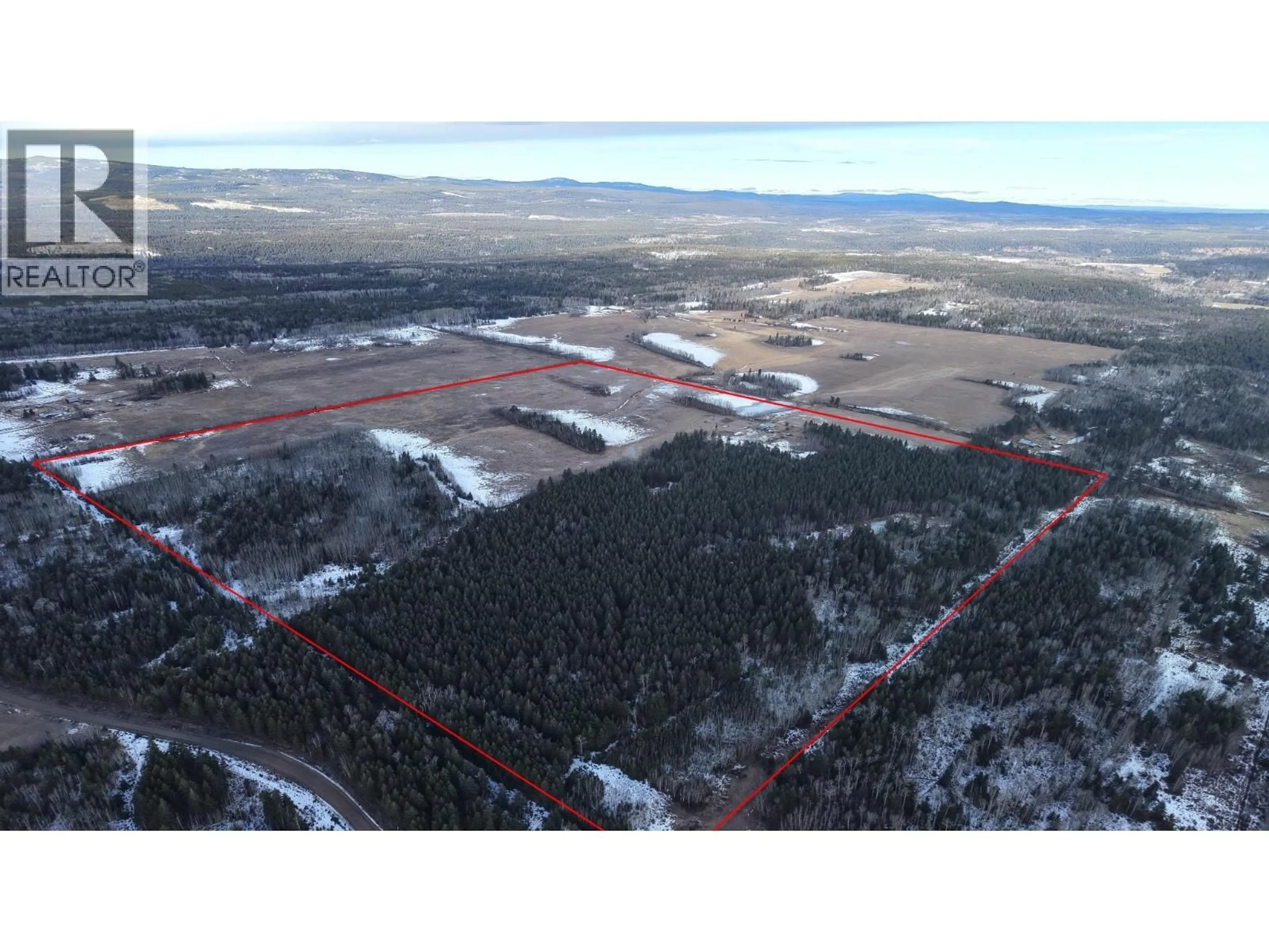 A pic from outside/outdoor area/front of a property/back of a property/a pic from drone, forest/trees view for 887 PARKER ROAD, Quesnel British Columbia V2J6R2