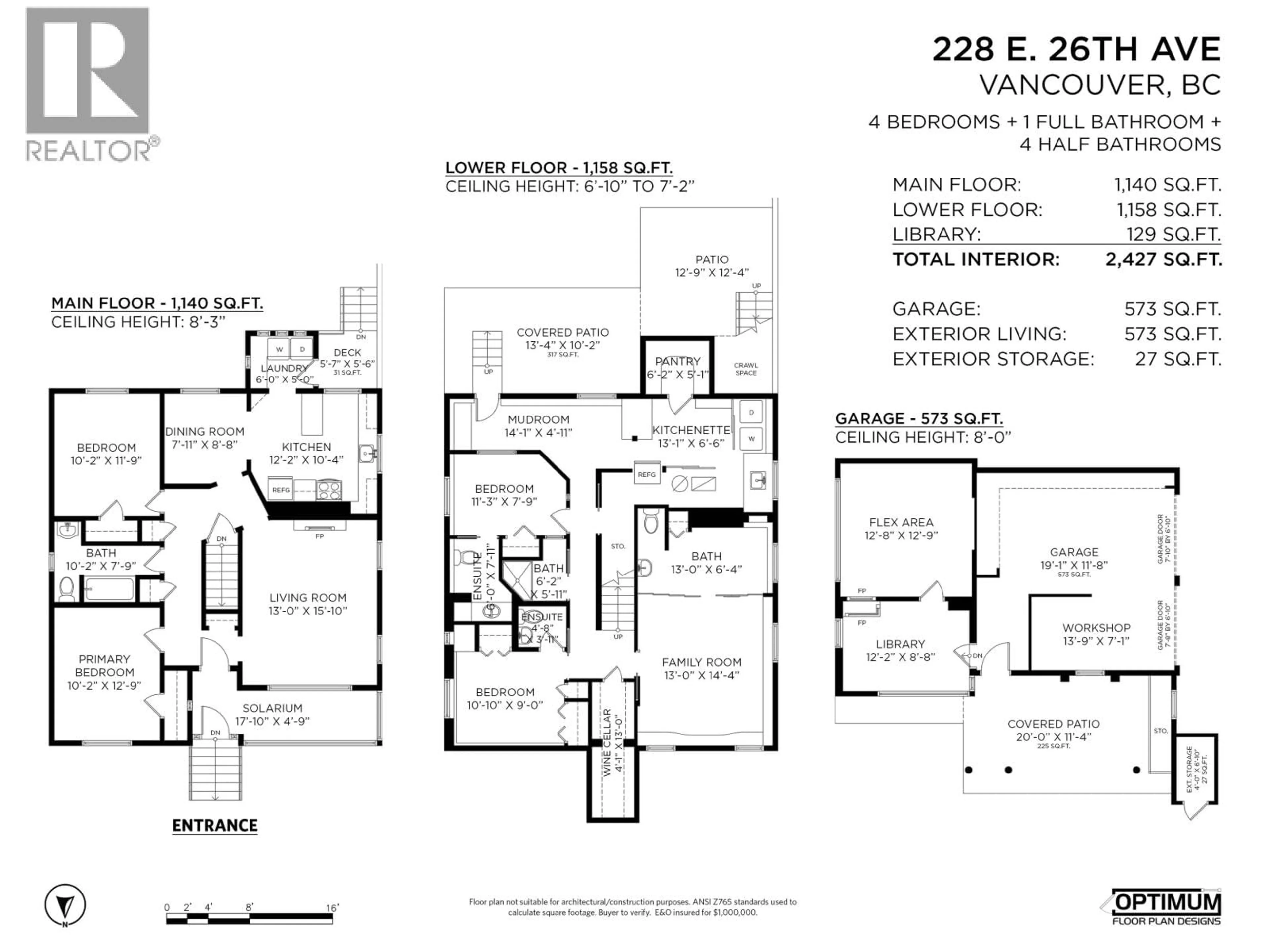 Floor plan for 228 26TH AVENUE, Vancouver British Columbia V5V2H3