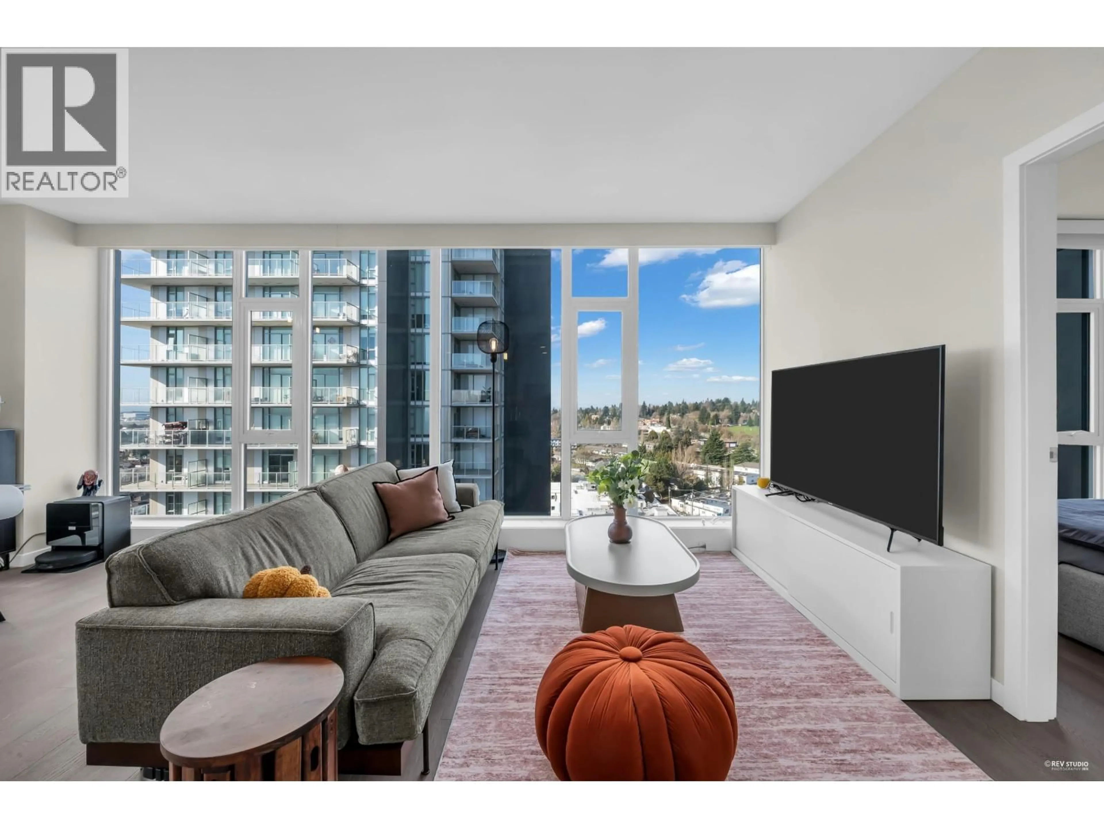 Living room with furniture, unknown for 1906 - 7433 CAMBIE STREET, Vancouver British Columbia V6P0J8
