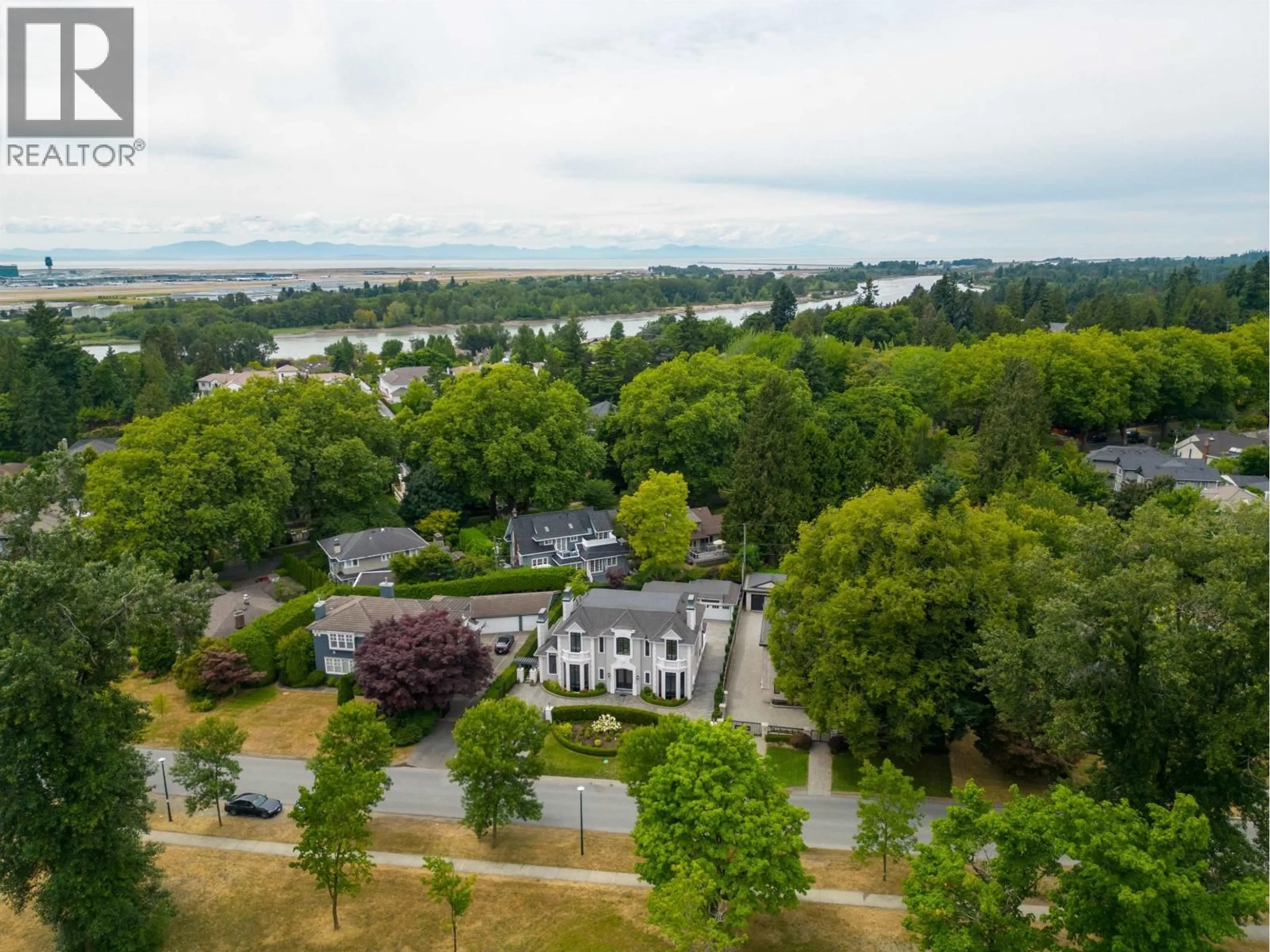 A pic from outside/outdoor area/front of a property/back of a property/a pic from drone, water/lake/river/ocean view for 8083 ANGUS DRIVE, Vancouver British Columbia V6P5K9