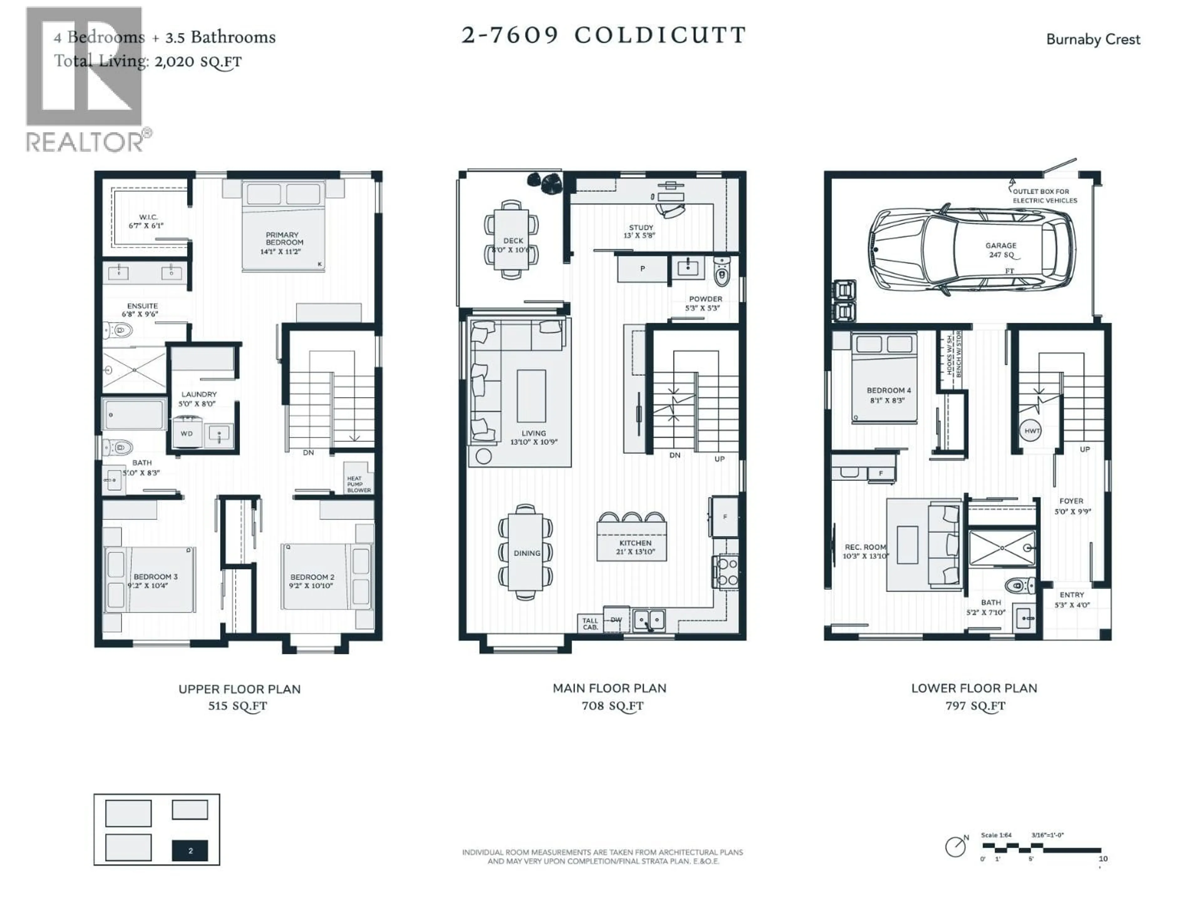 Floor plan for 2 - 7609 COLDICUTT STREET, Burnaby British Columbia V3N3Z5