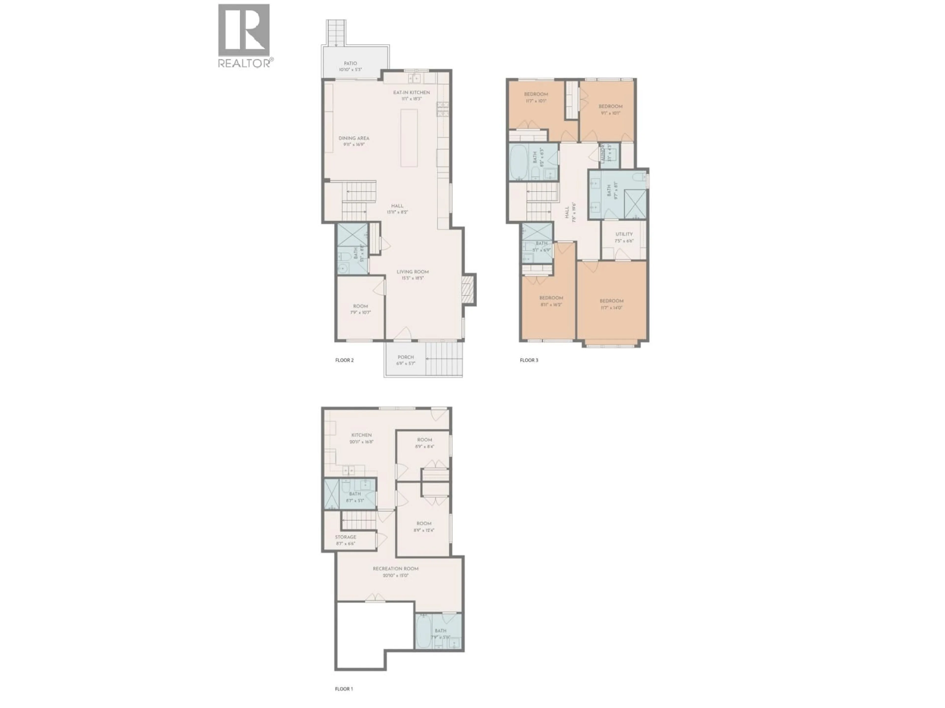 Floor plan for 2 - 1706 68 AVENUE, Vancouver British Columbia V6P2V8