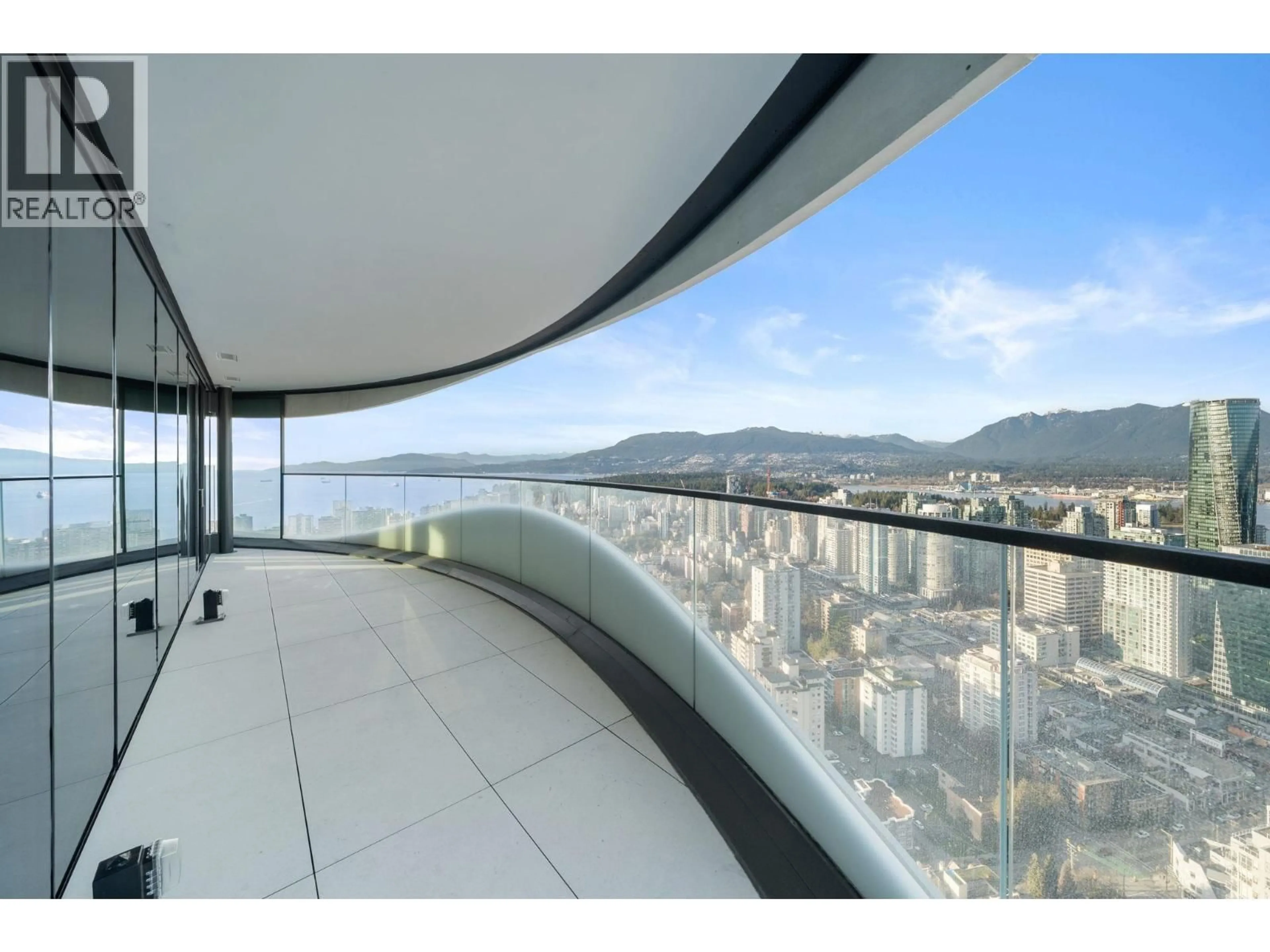 Balcony in the apartment, water/lake/river/ocean view for 4503 - 1033 NELSON STREET, Vancouver British Columbia V6E0E5