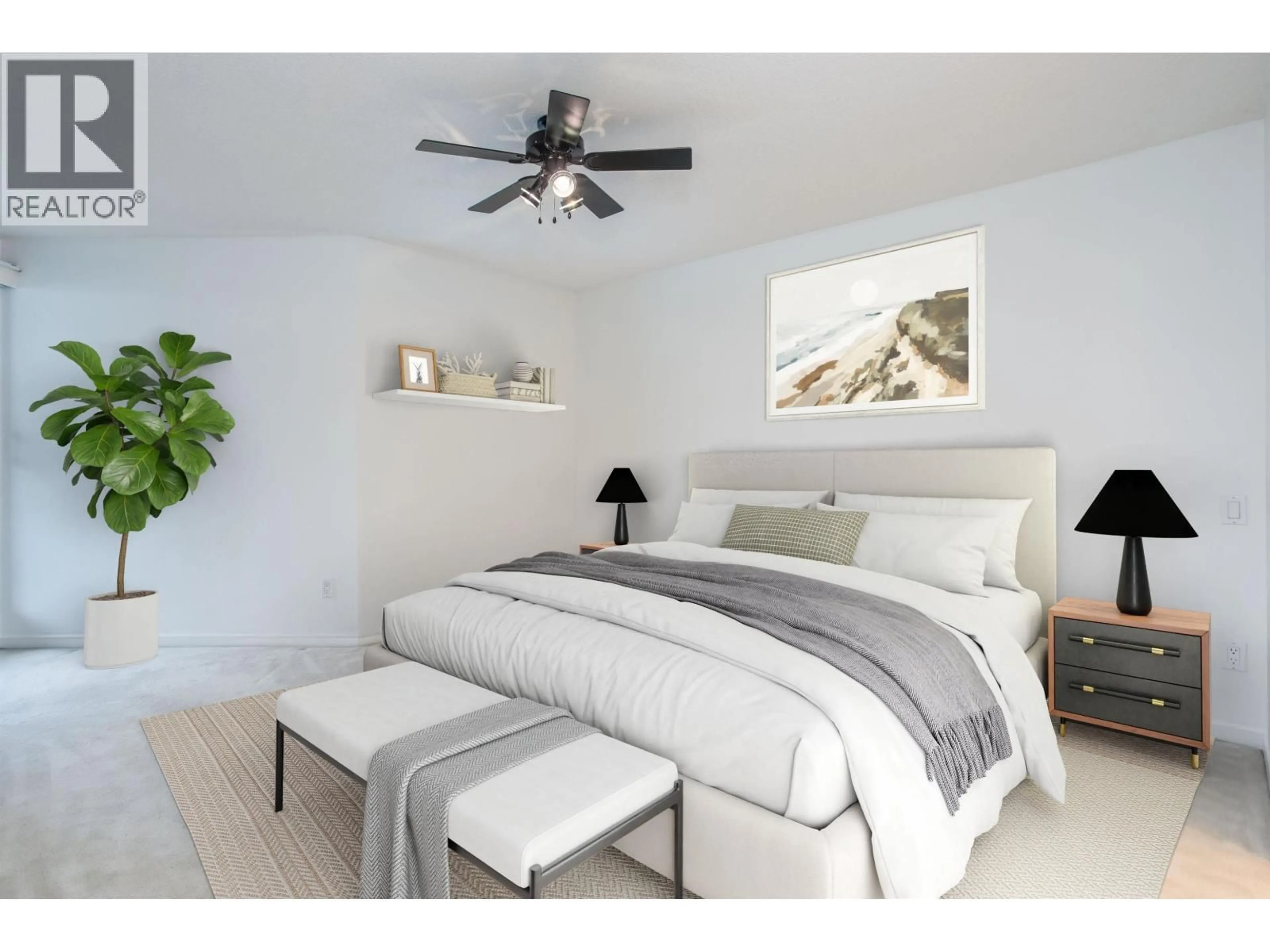 Bedroom with bed, unknown for 1003 - 1185 QUAYSIDE DRIVE, New Westminster British Columbia V3M6T8