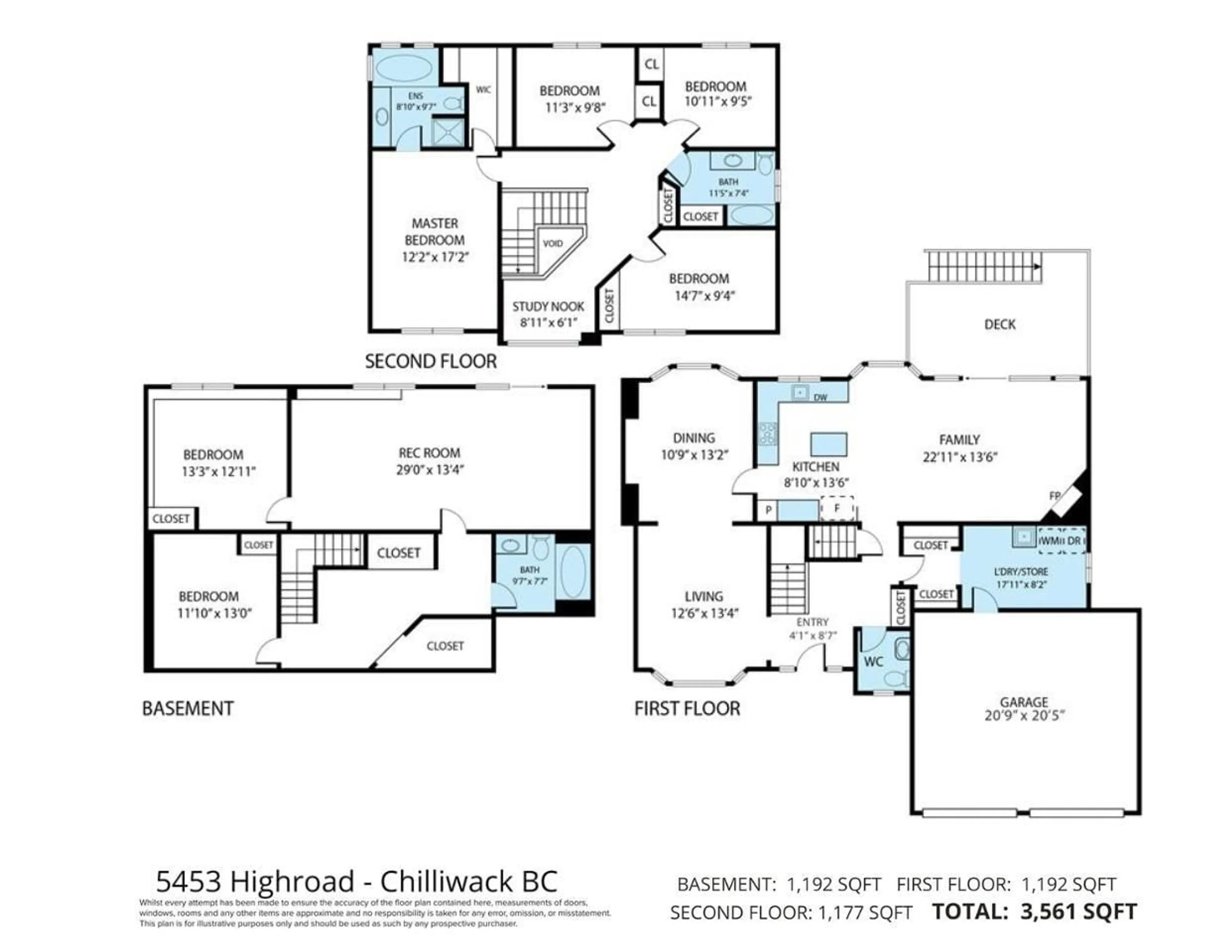Floor plan for 5453 HIGHROAD CRESCENT, Chilliwack British Columbia V2R3Y1
