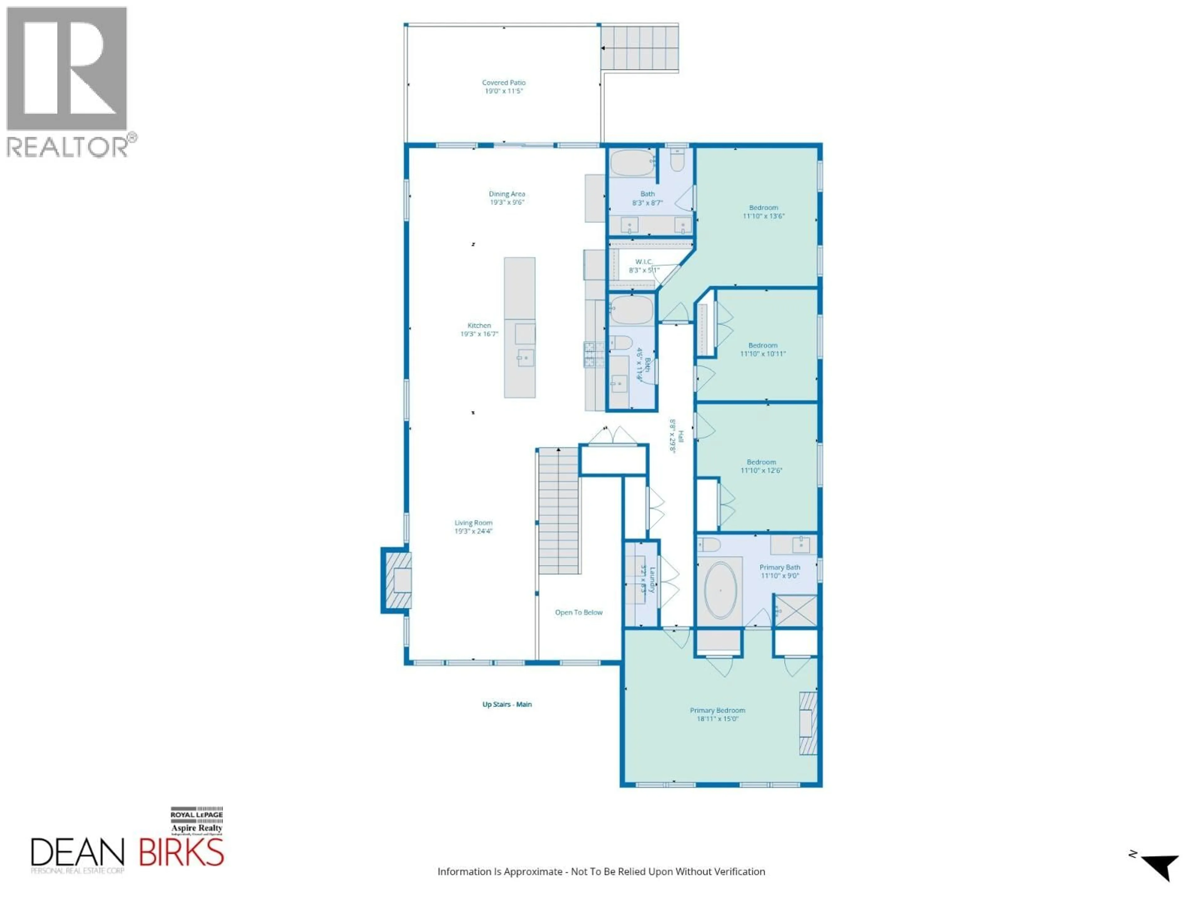 Floor plan for 6284 ORBIN PLACE, Prince George British Columbia V2K4X8